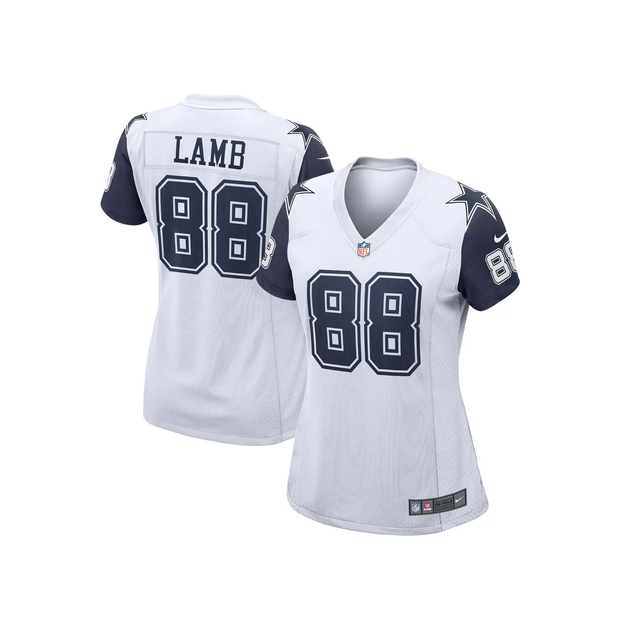 Women's Nike CeeDee Lamb White Dallas Cowboys 2nd Alternate Game Jersey