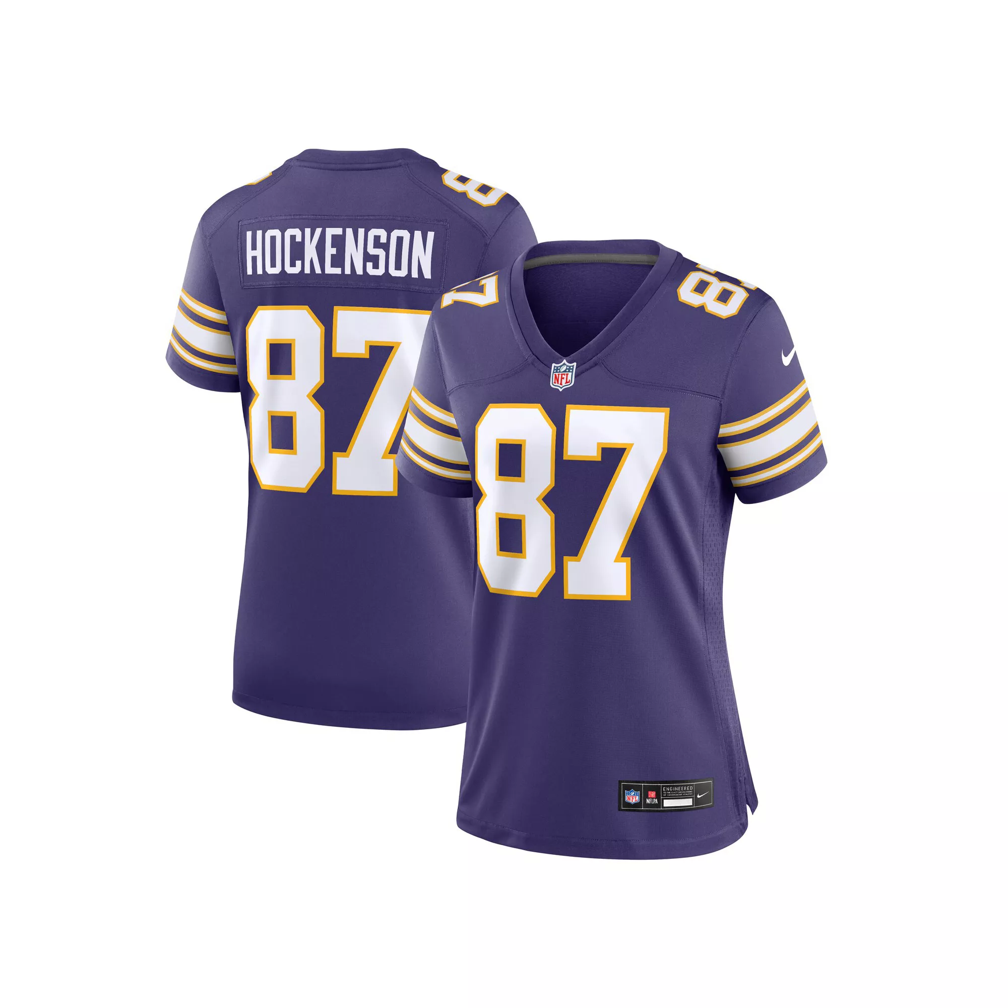 Women's Nike T.J. Hockenson Purple Minnesota Vikings Player Jersey