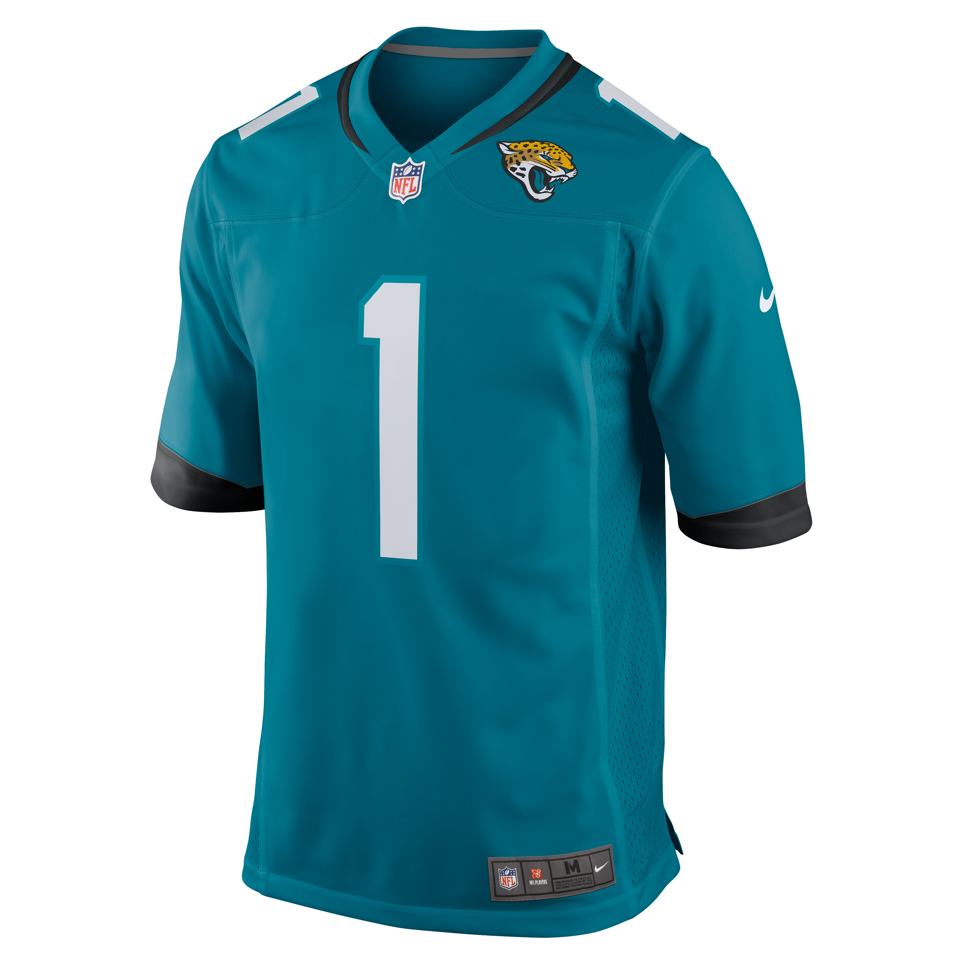 Number 1 Groom Jacksonville Jaguars Nike Game Jersey - Teal
