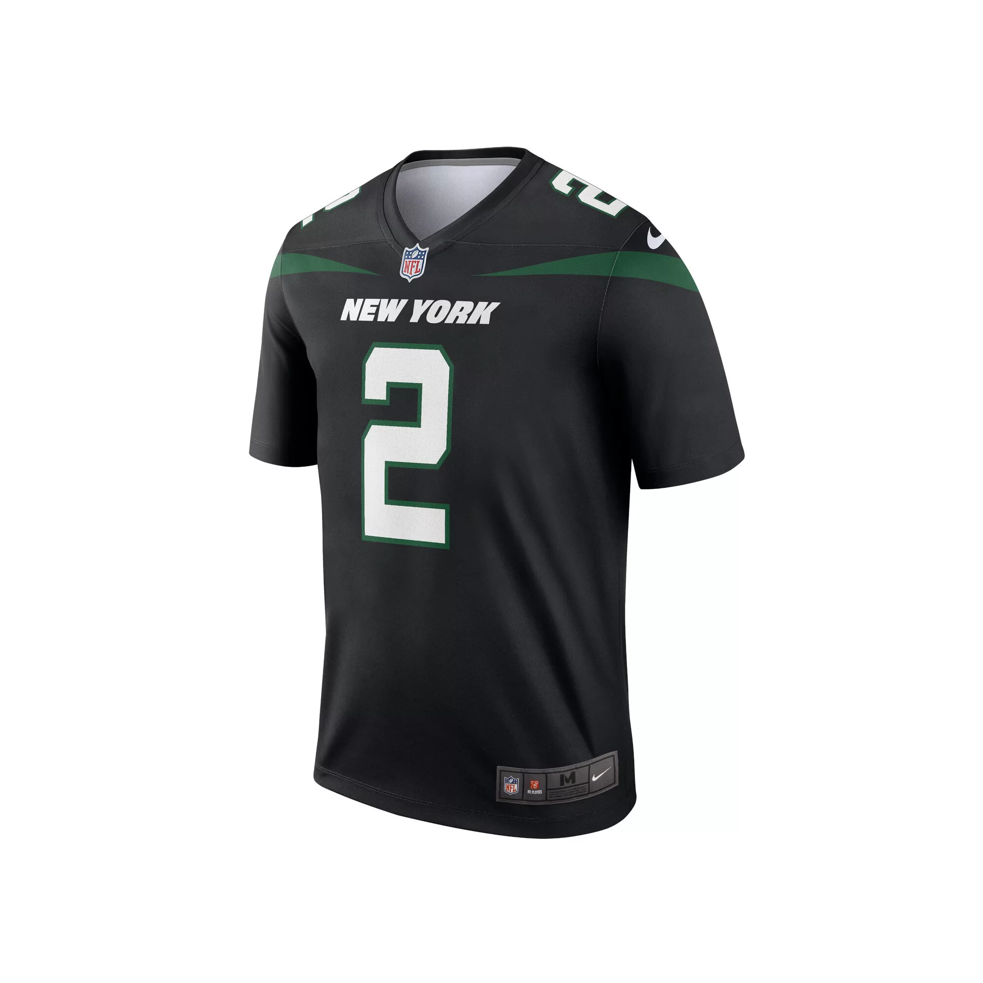 Men's Nike Zach Wilson Black New York Jets Legend Jersey