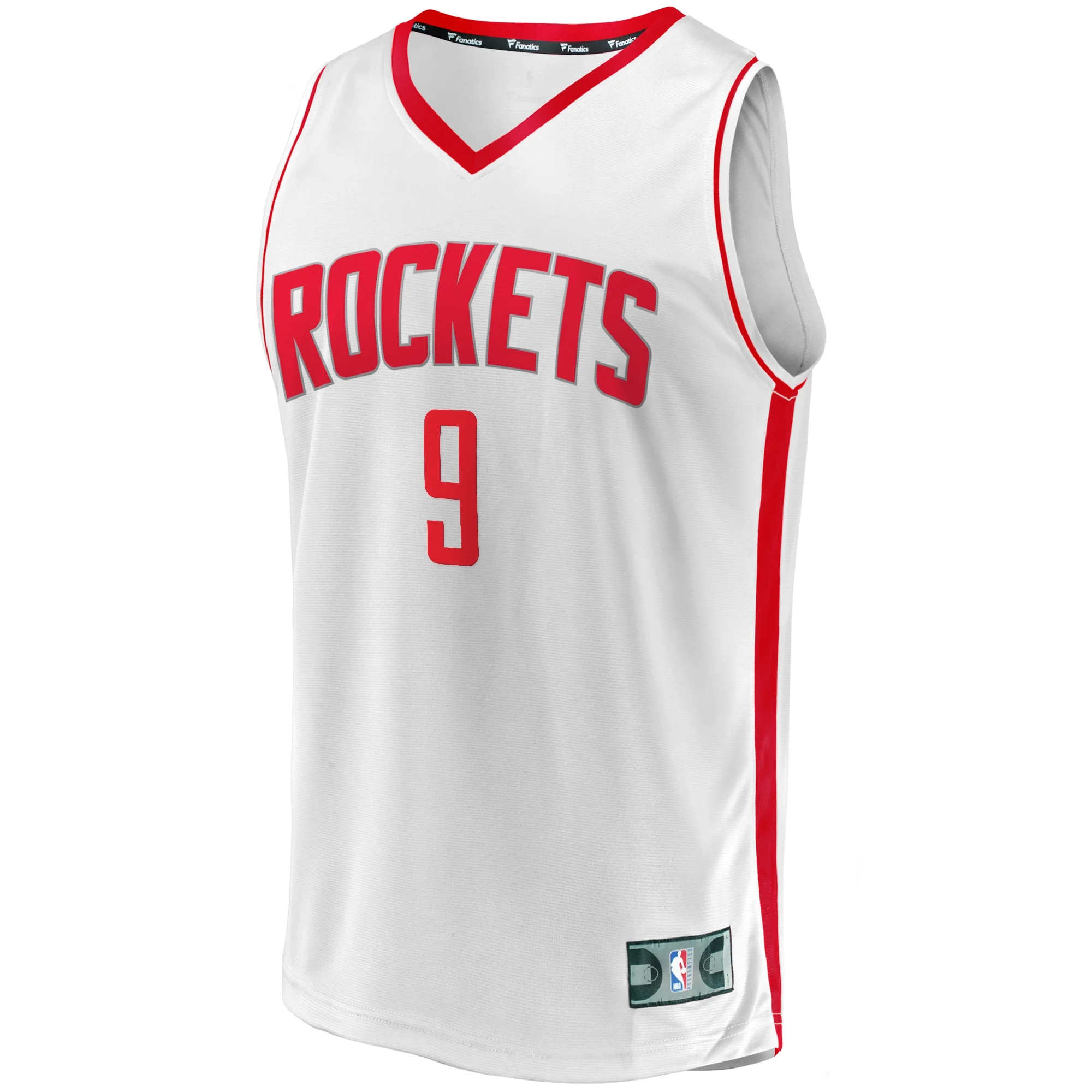 Men's Fanatics Dillon Brooks White Houston Rockets Fast Break Replica Player Jersey - Association Edition