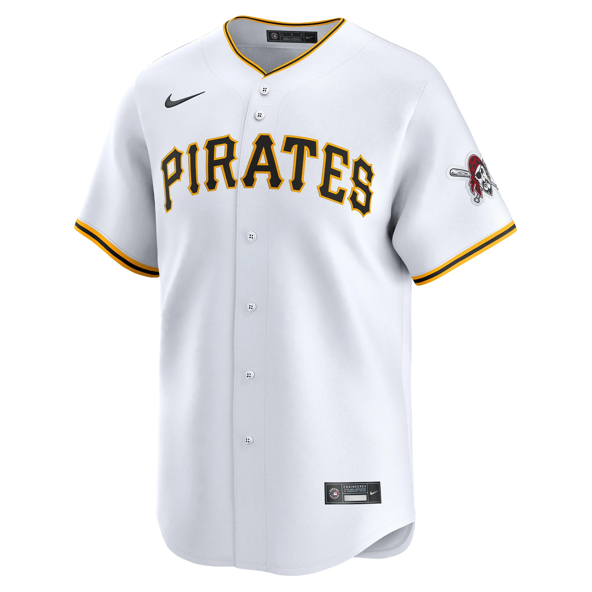 Men's Nike White Pittsburgh Pirates Home Limited Jersey