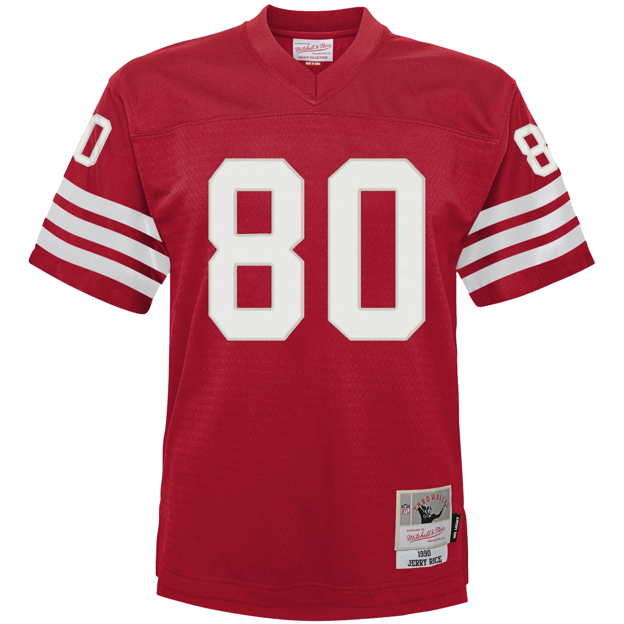 Toddler Mitchell & Ness Jerry Rice Scarlet San Francisco 49ers 1990 Retired Legacy Jersey