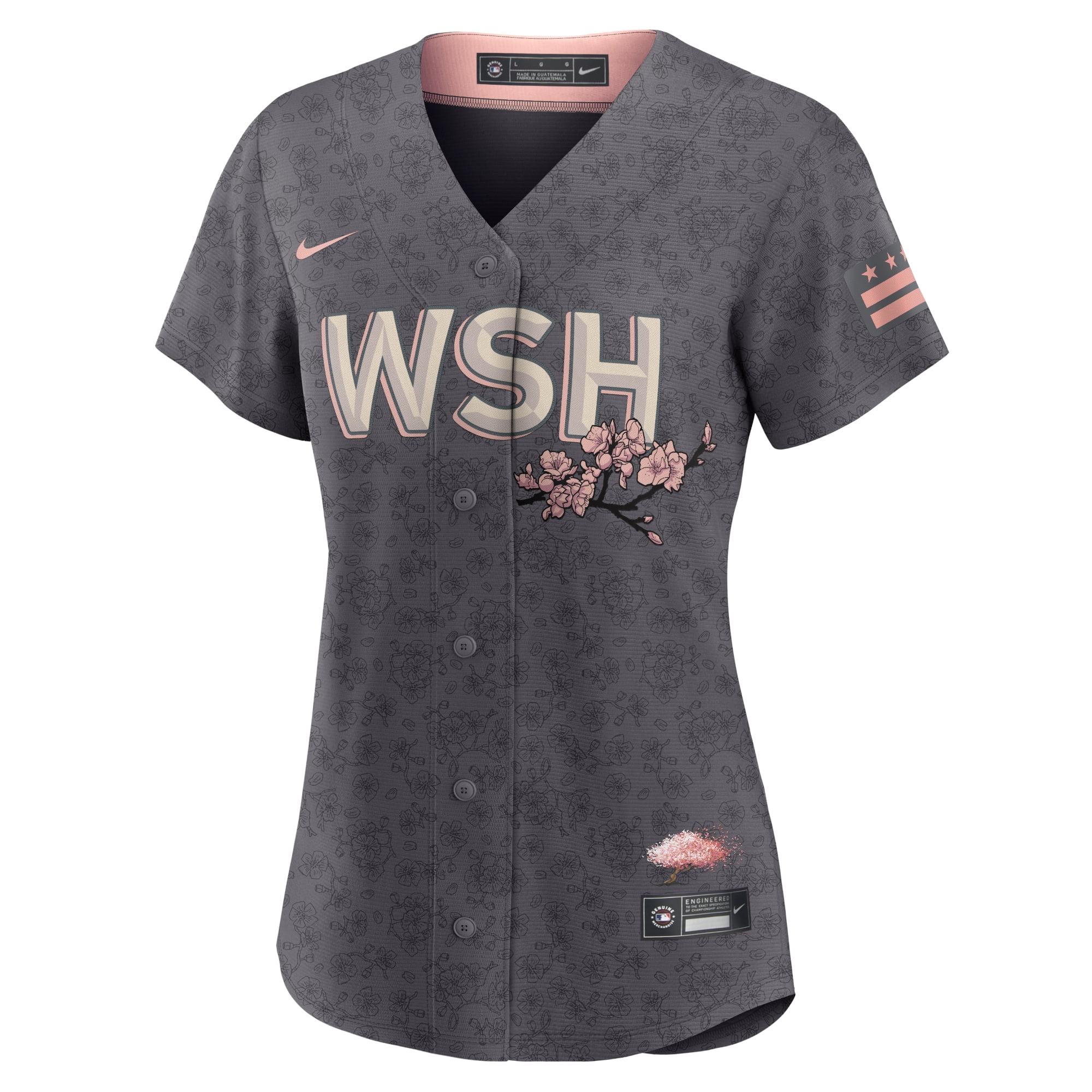 Women's Nike Stephen Strasburg Gray Washington Nationals City Connect Replica Player Jersey
