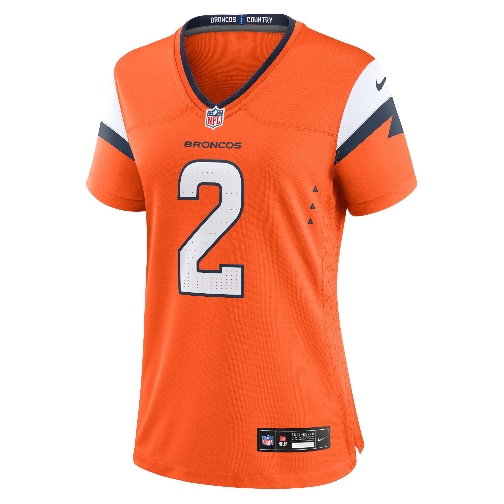 Patrick Surtain II Denver Broncos Nike Women's Mile High Collection Game Jersey - Orange