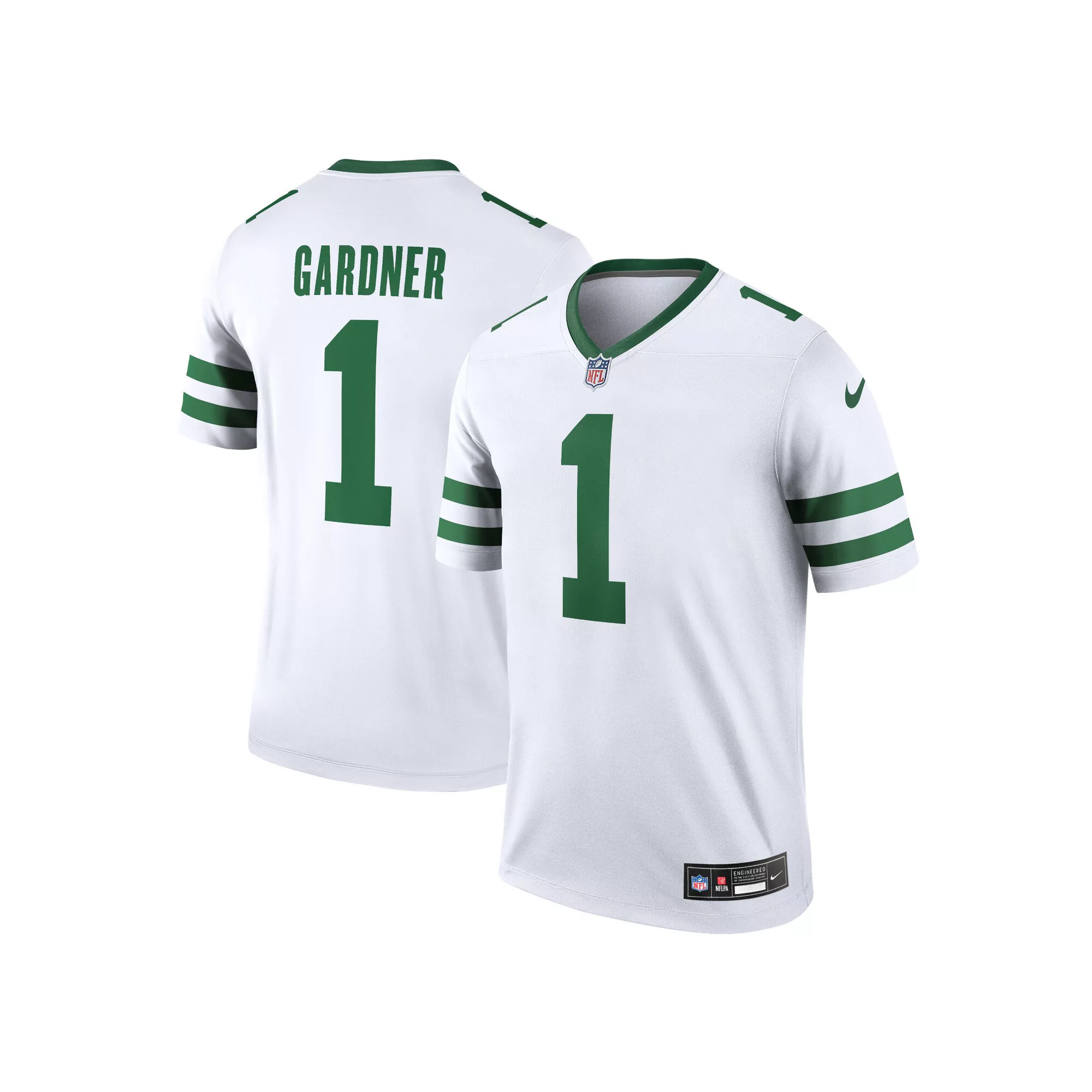 Men's Nike Sauce Gardner White New York Jets Alternate Legend Jersey