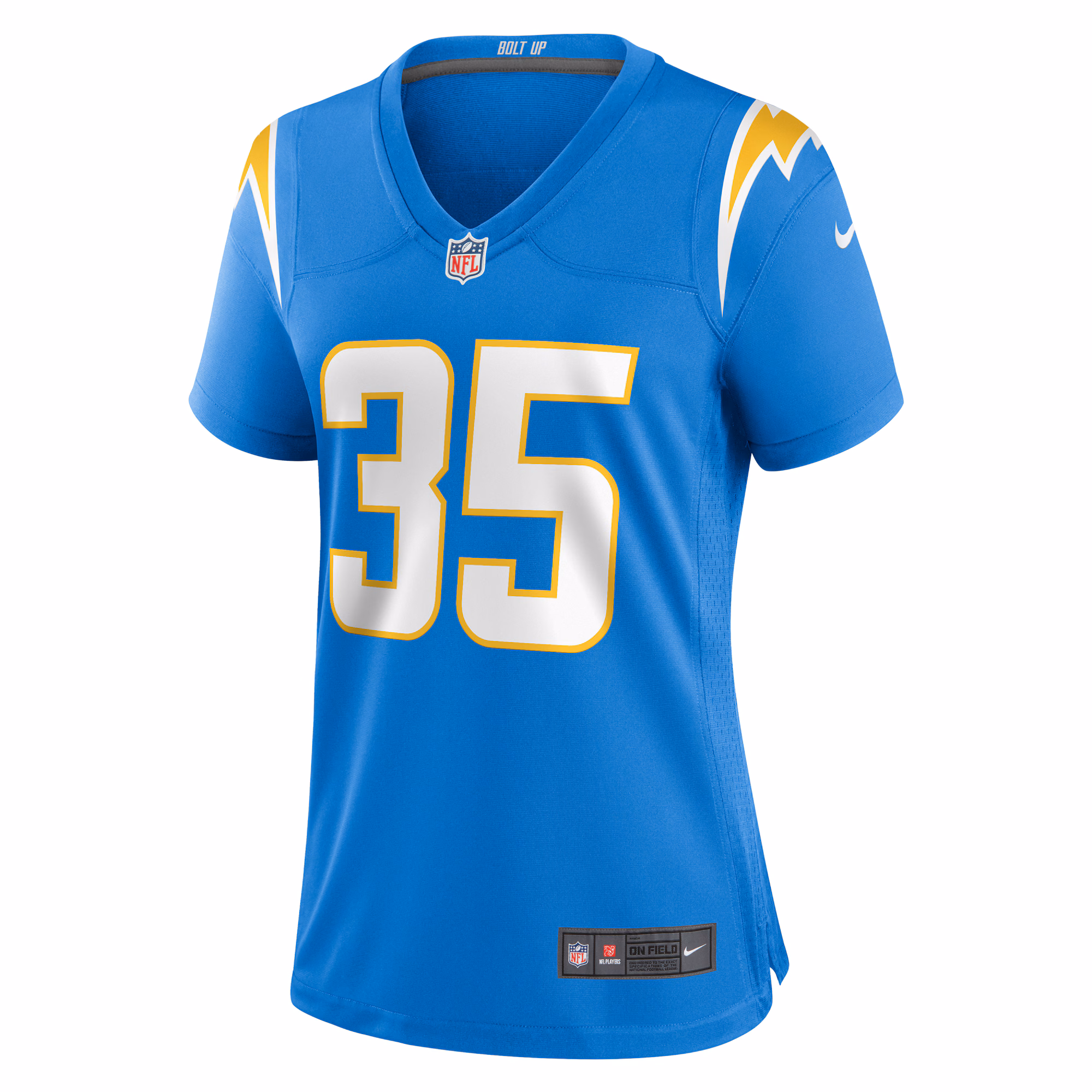 Terrell Bynum Los Angeles Chargers Nike Women's Team Game Jersey -  Powder Blue