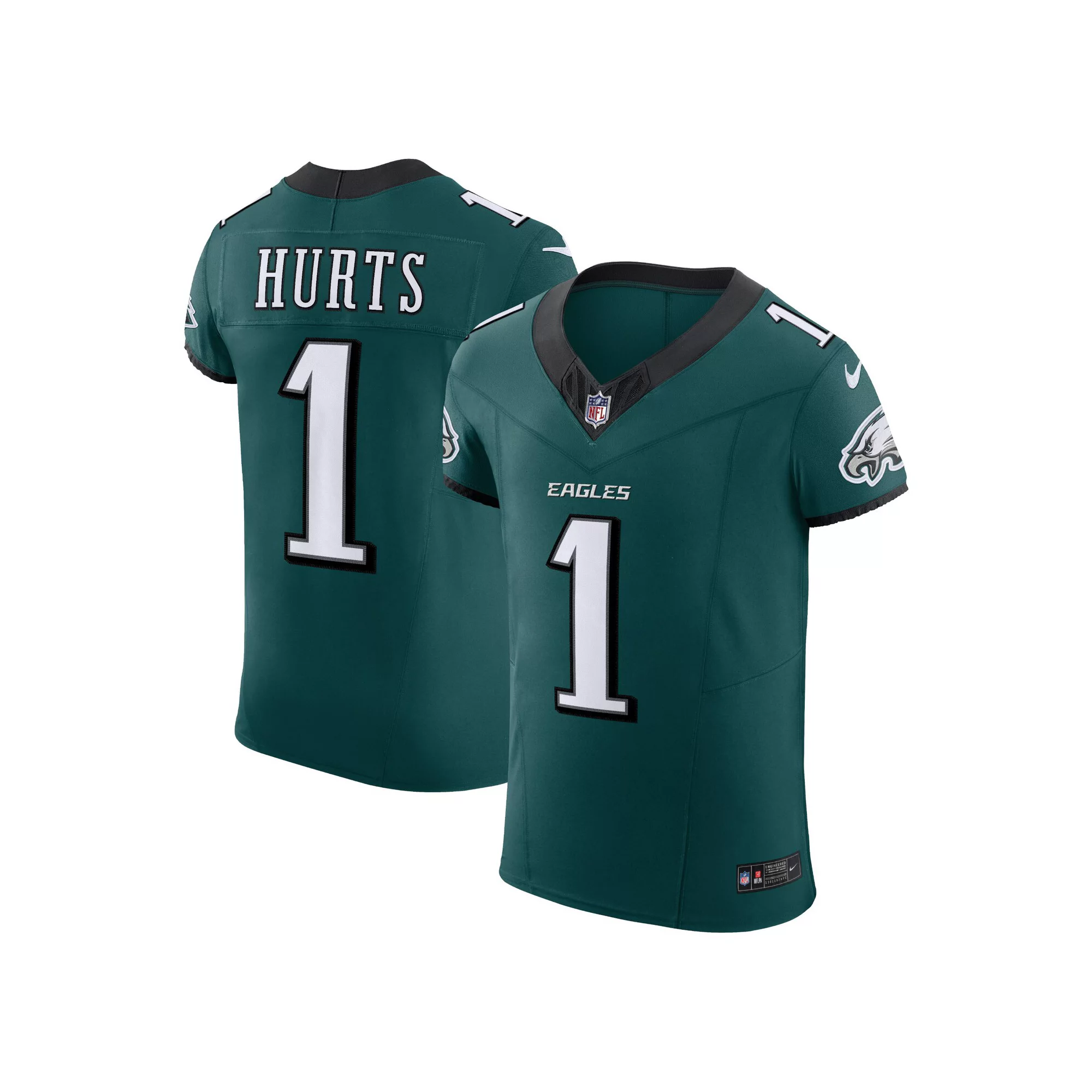 Men's Nike Jalen Hurts Midnight Green Philadelphia Eagles Vapor F.U.S.E. Elite Jersey