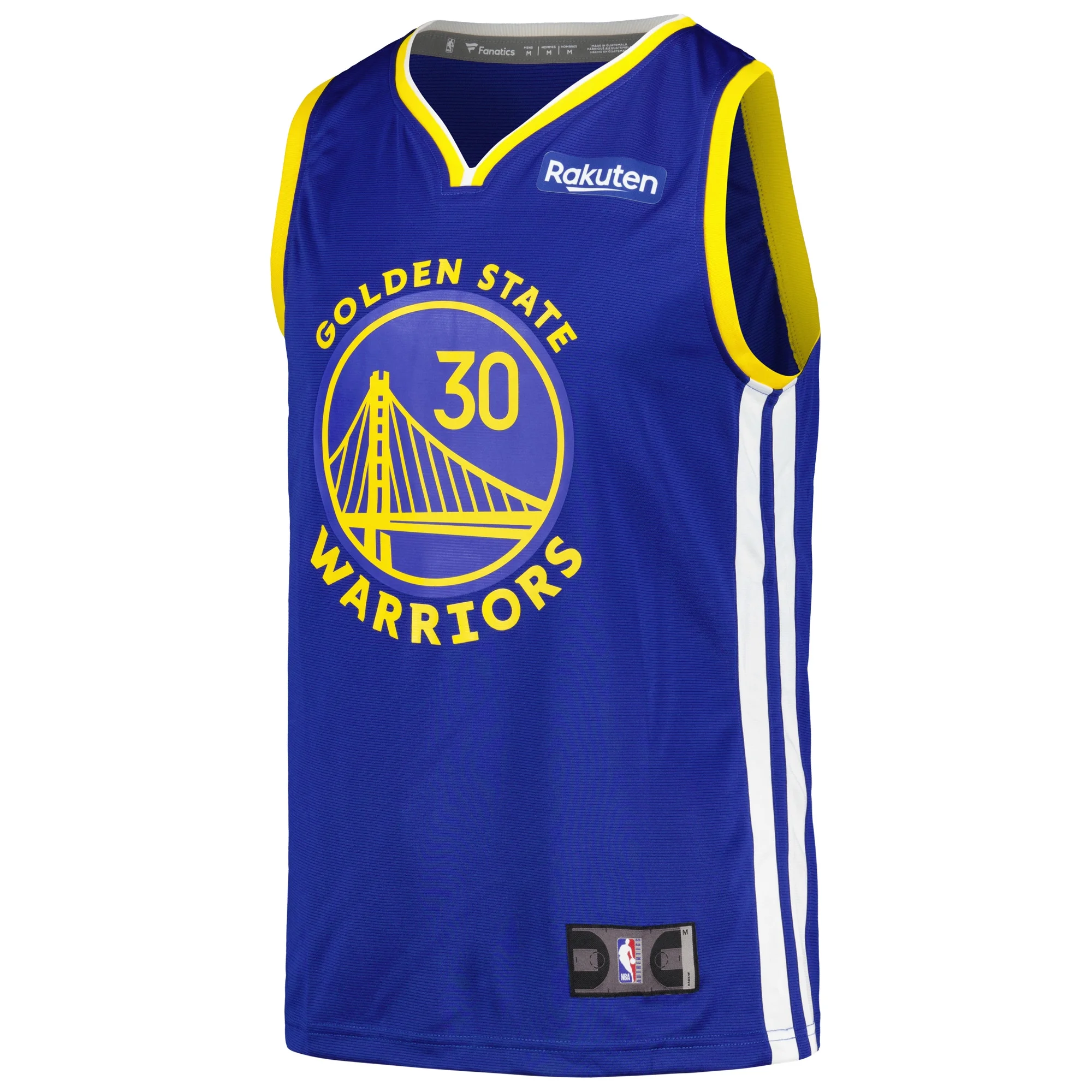Men's Fanatics Stephen Curry Royal Golden State Warriors Fast Break Player Badge Jersey