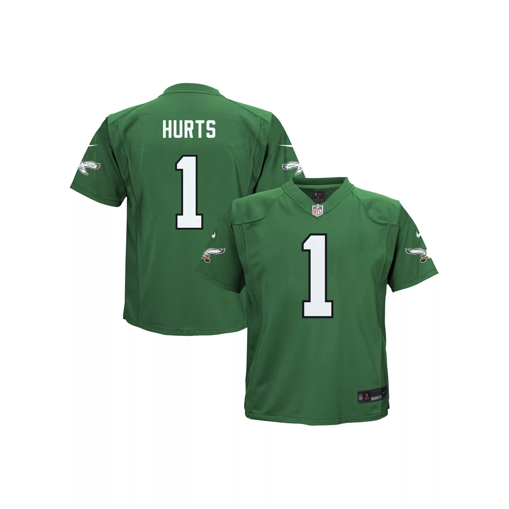 Preschool Nike Jalen Hurts Kelly Green Philadelphia Eagles Game Jersey