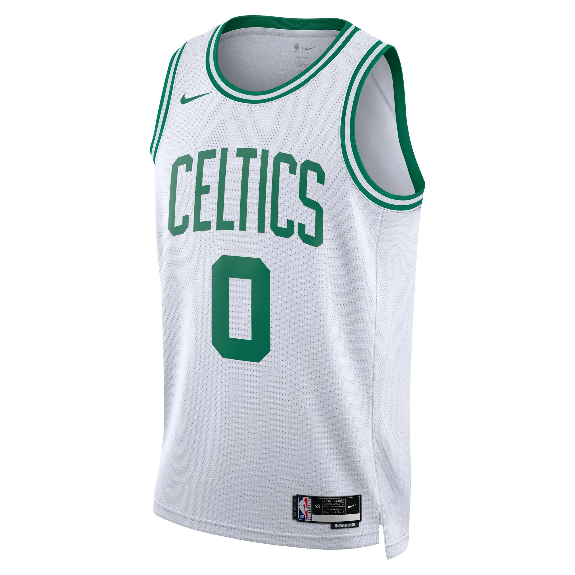 Unisex Nike Jayson Tatum White Boston Celtics Swingman Jersey - Association Edition
