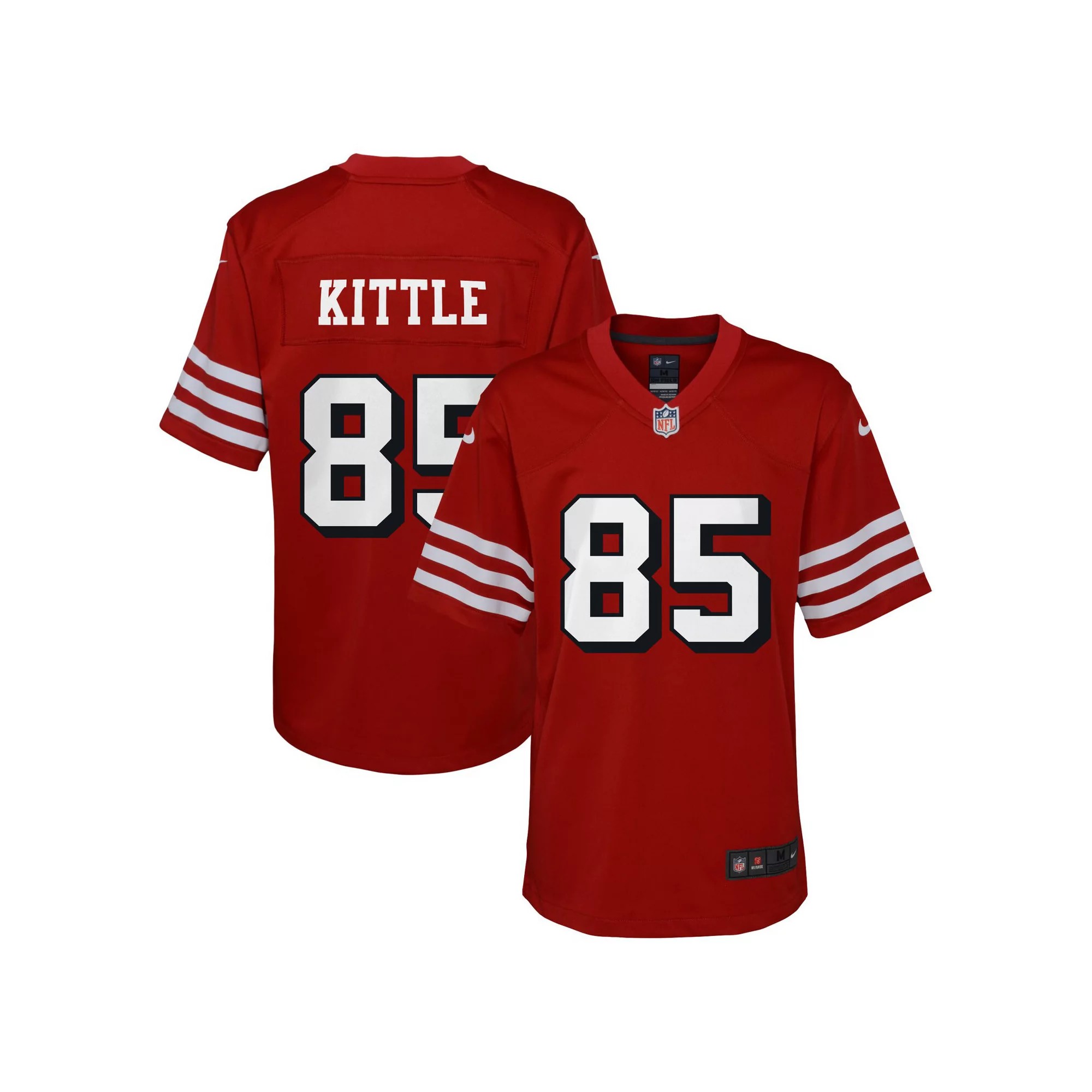 Youth Nike George Kittle Scarlet San Francisco 49ers Game Jersey