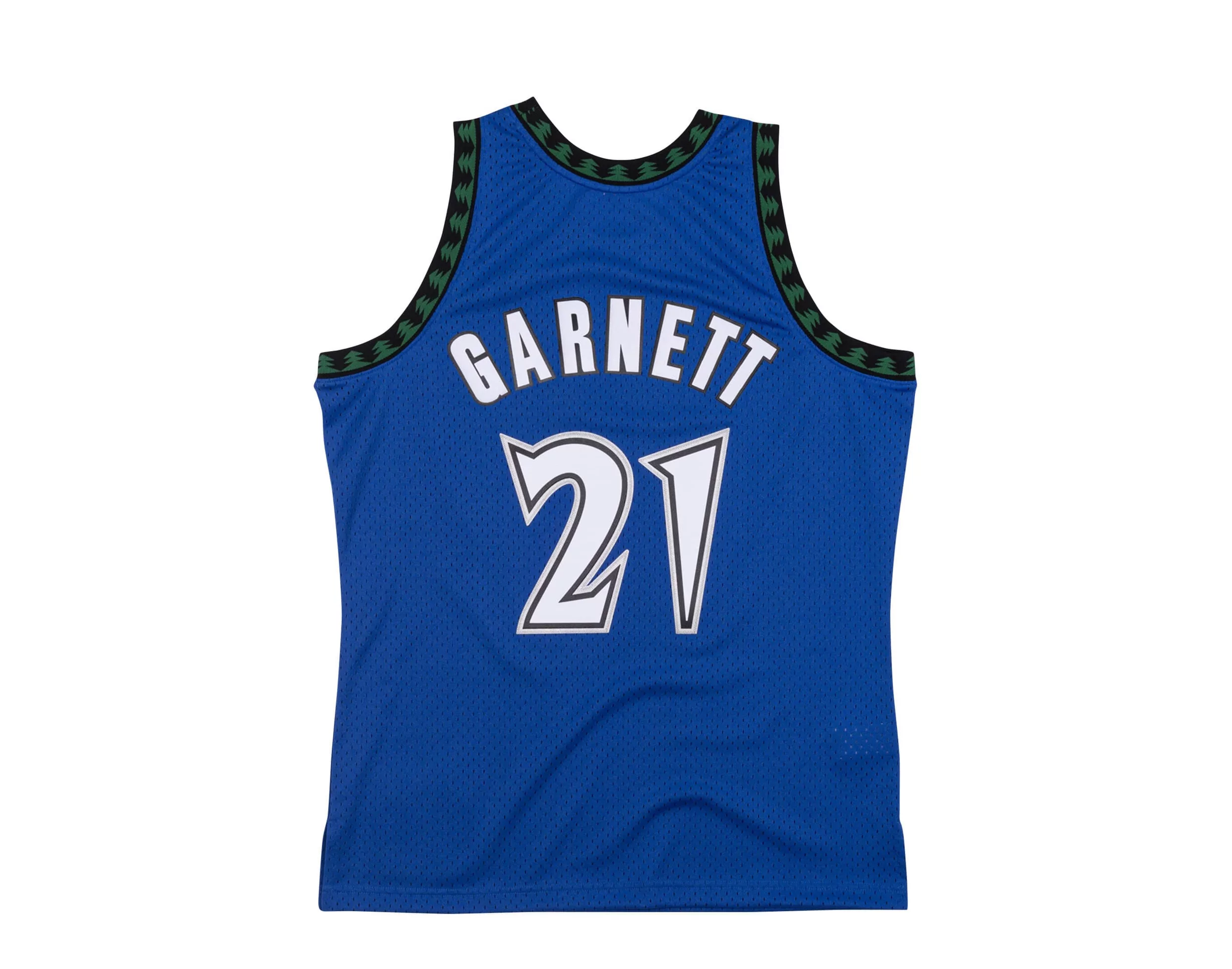 Men's Mitchell & Ness Kevin Garnett Blue Minnesota Timberwolves 2001/02 Hardwood Classics Swingman Jersey