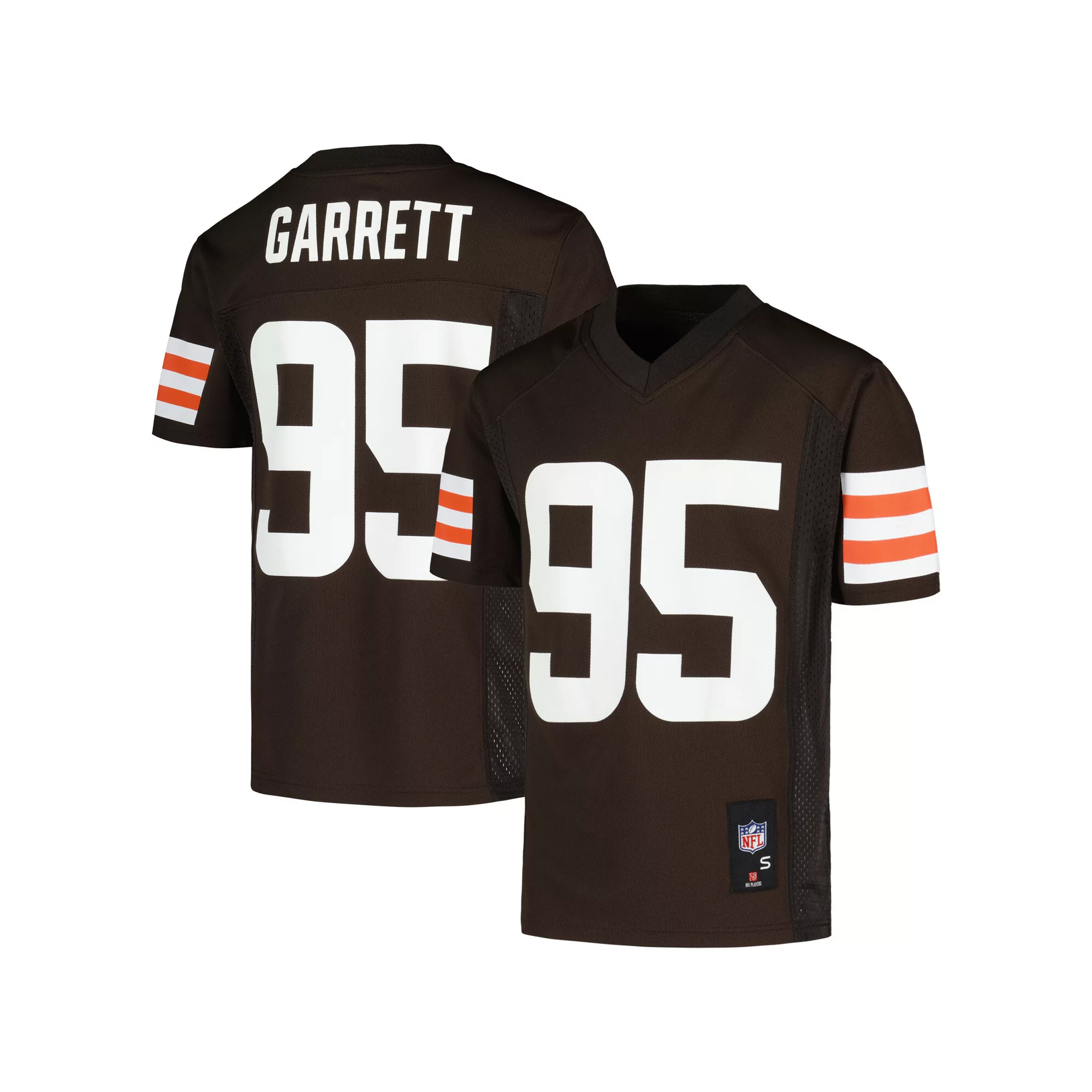 Youth Myles Garrett Brown Cleveland Browns Replica Player Jersey