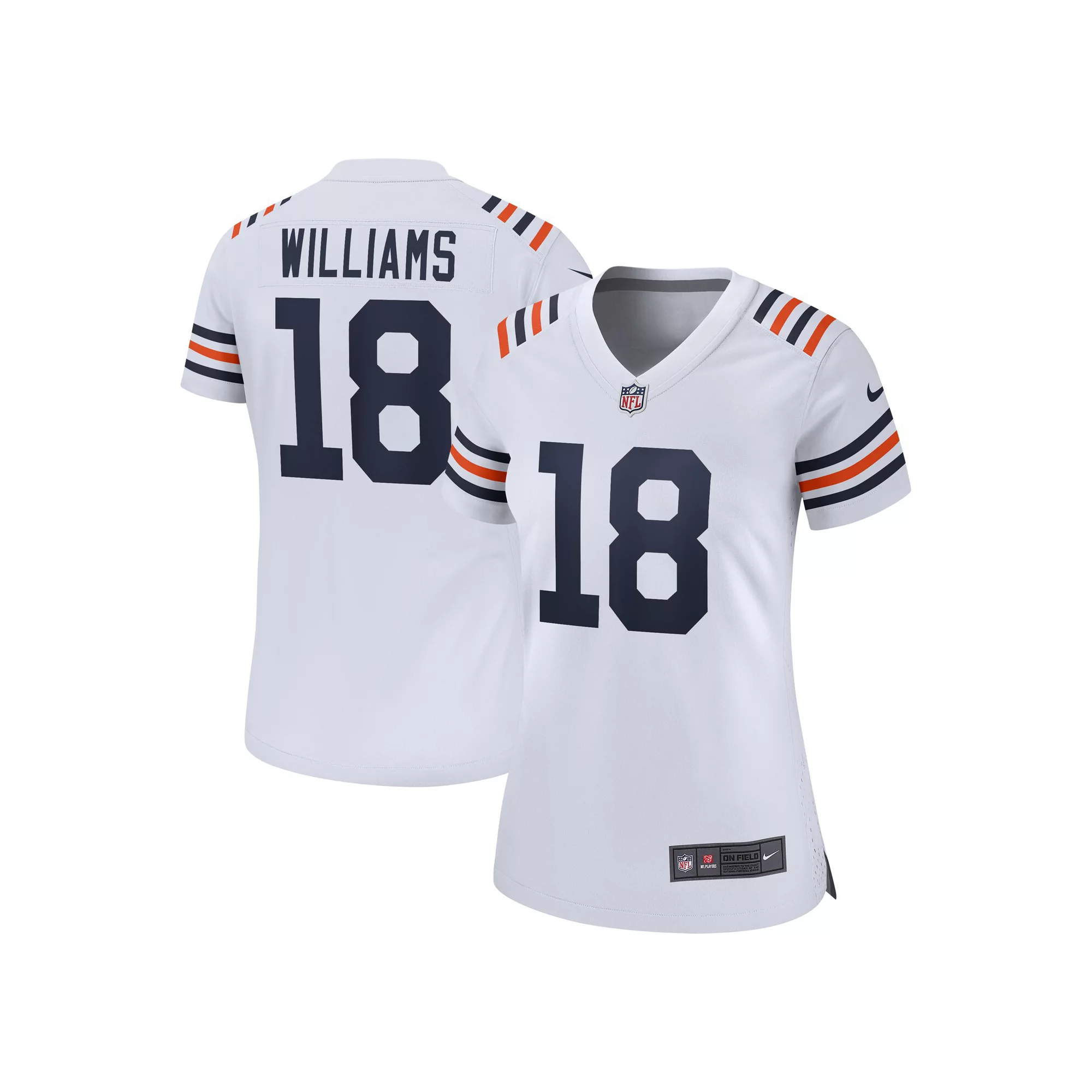 Women's Nike Caleb Williams White Chicago Bears 2024 NFL Draft 2nd Alternate Game Player Jersey