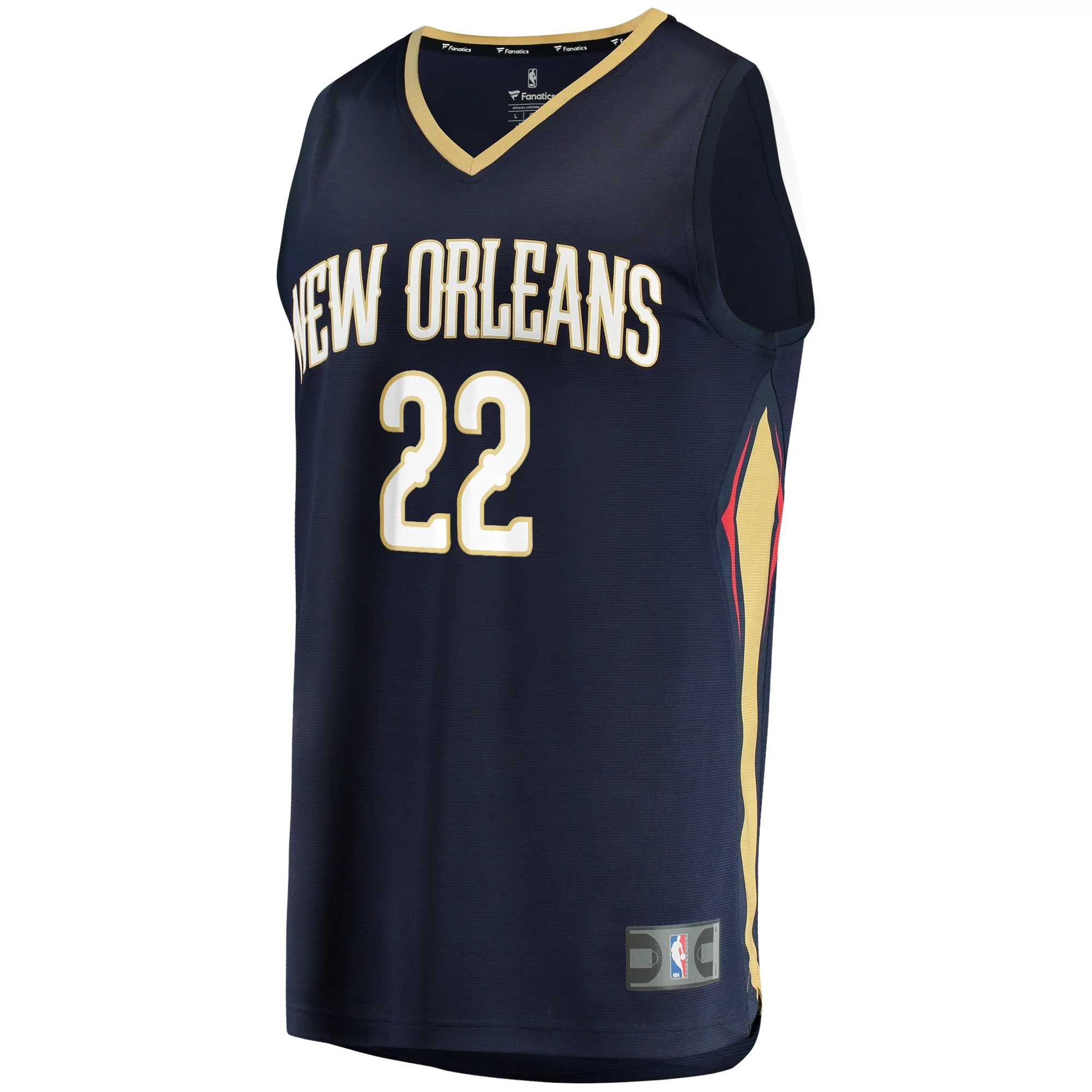 Men's Fanatics Larry Nance Jr. Navy New Orleans Pelicans Fast Break Replica Jersey - Icon Edition