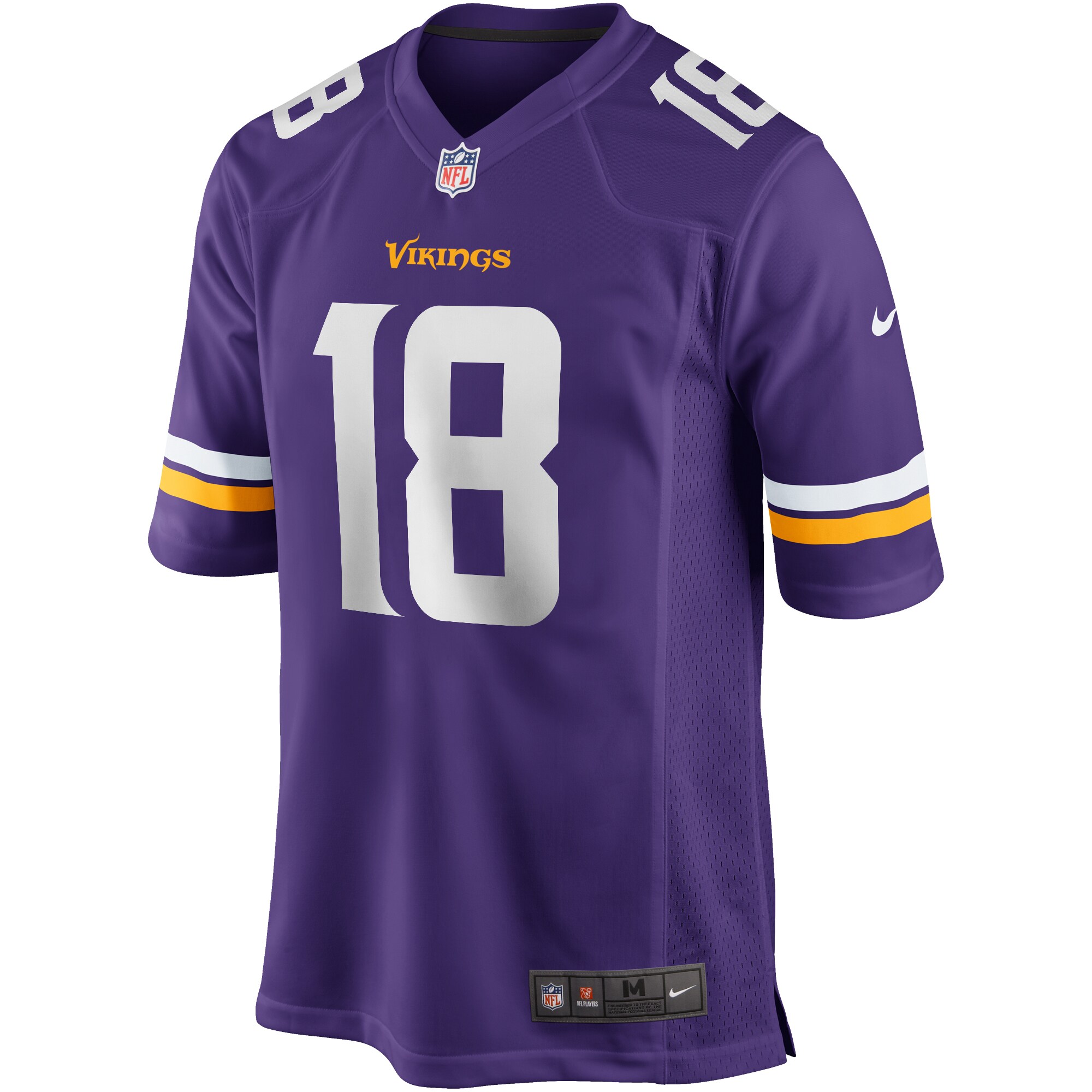 Justin Jefferson Minnesota Vikings Nike Game Jersey - Purple
