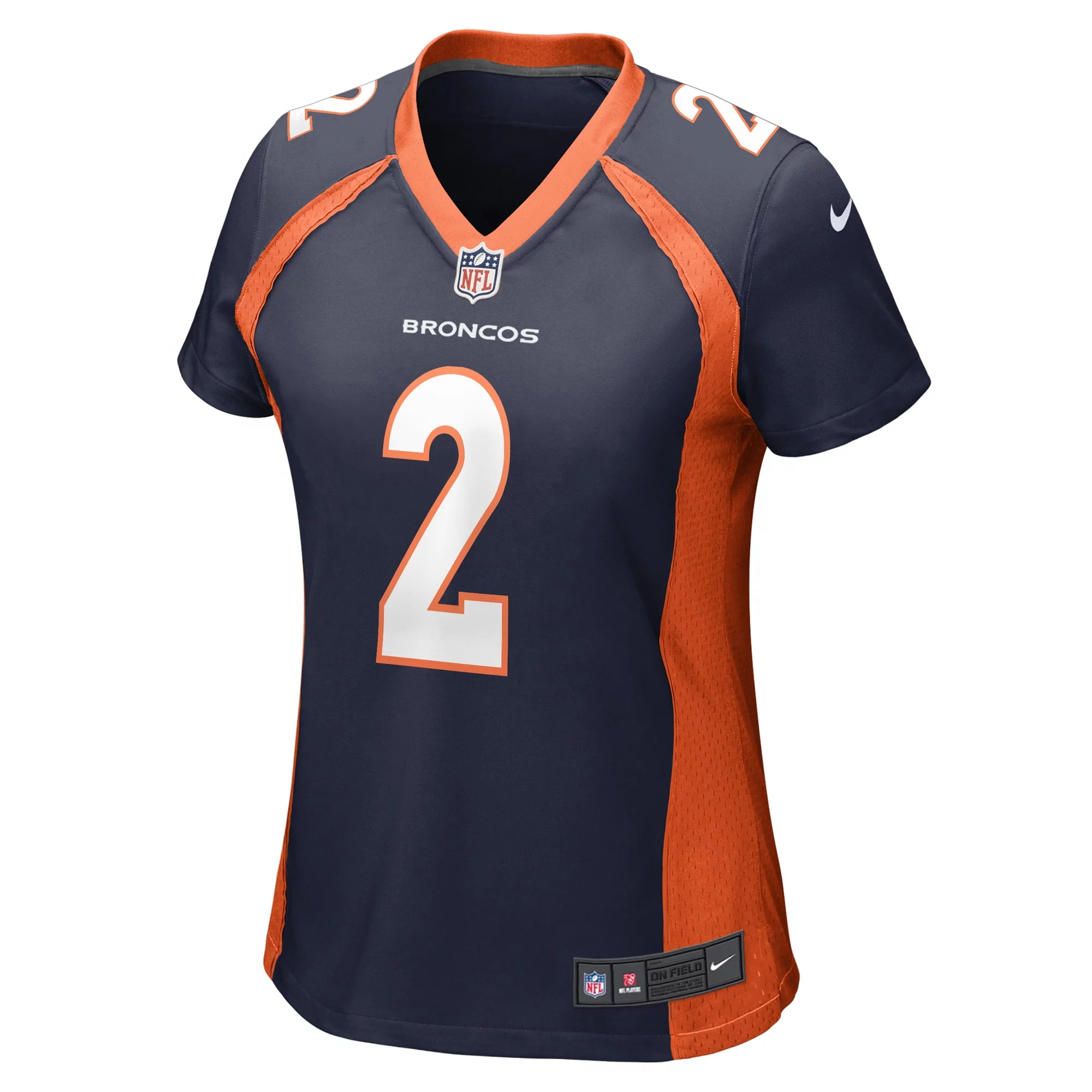 Women's Nike Patrick Surtain II Navy Denver Broncos Home Game Player Jersey
