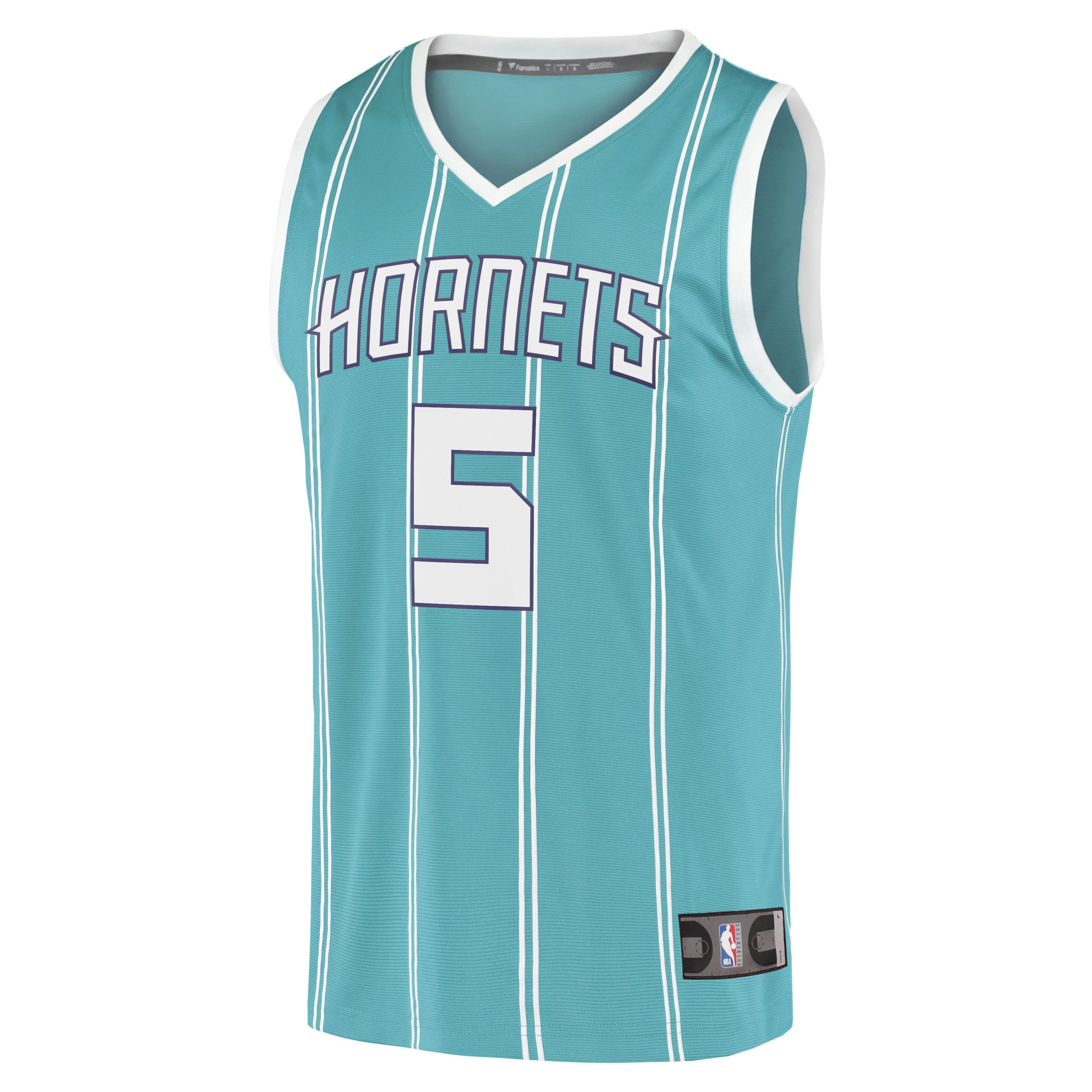Men's Fanatics Mark Williams Teal Charlotte Hornets Fast Break Replica Player Jersey - Icon Edition