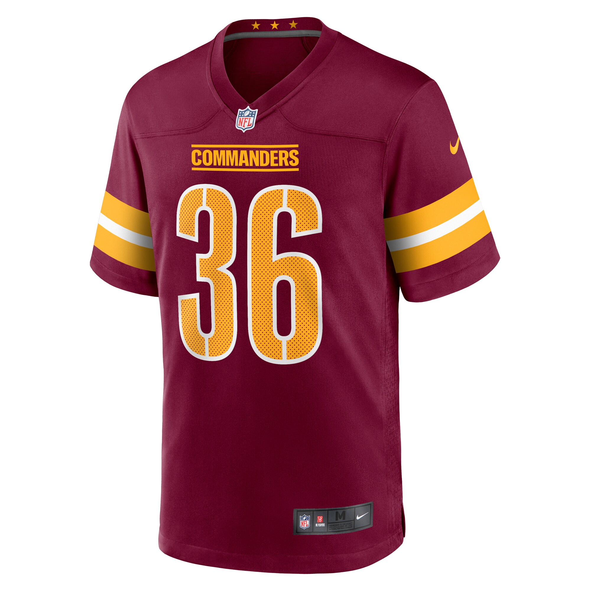 Danny Johnson Washington Commanders Nike  Game Jersey -  Burgundy