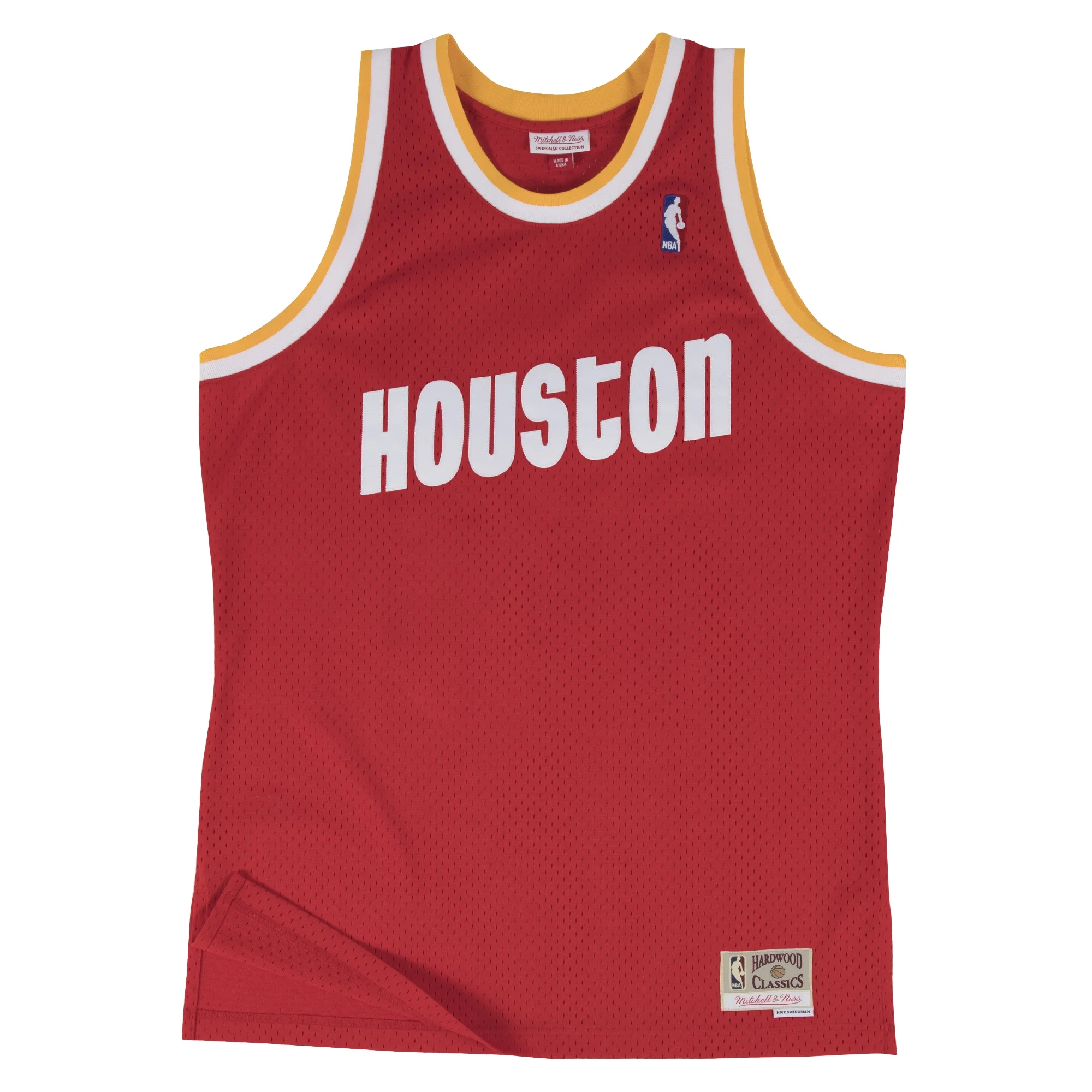 Men's Mitchell & Ness Red Houston Rockets 1996-97 Hardwood Classics Swingman Jersey
