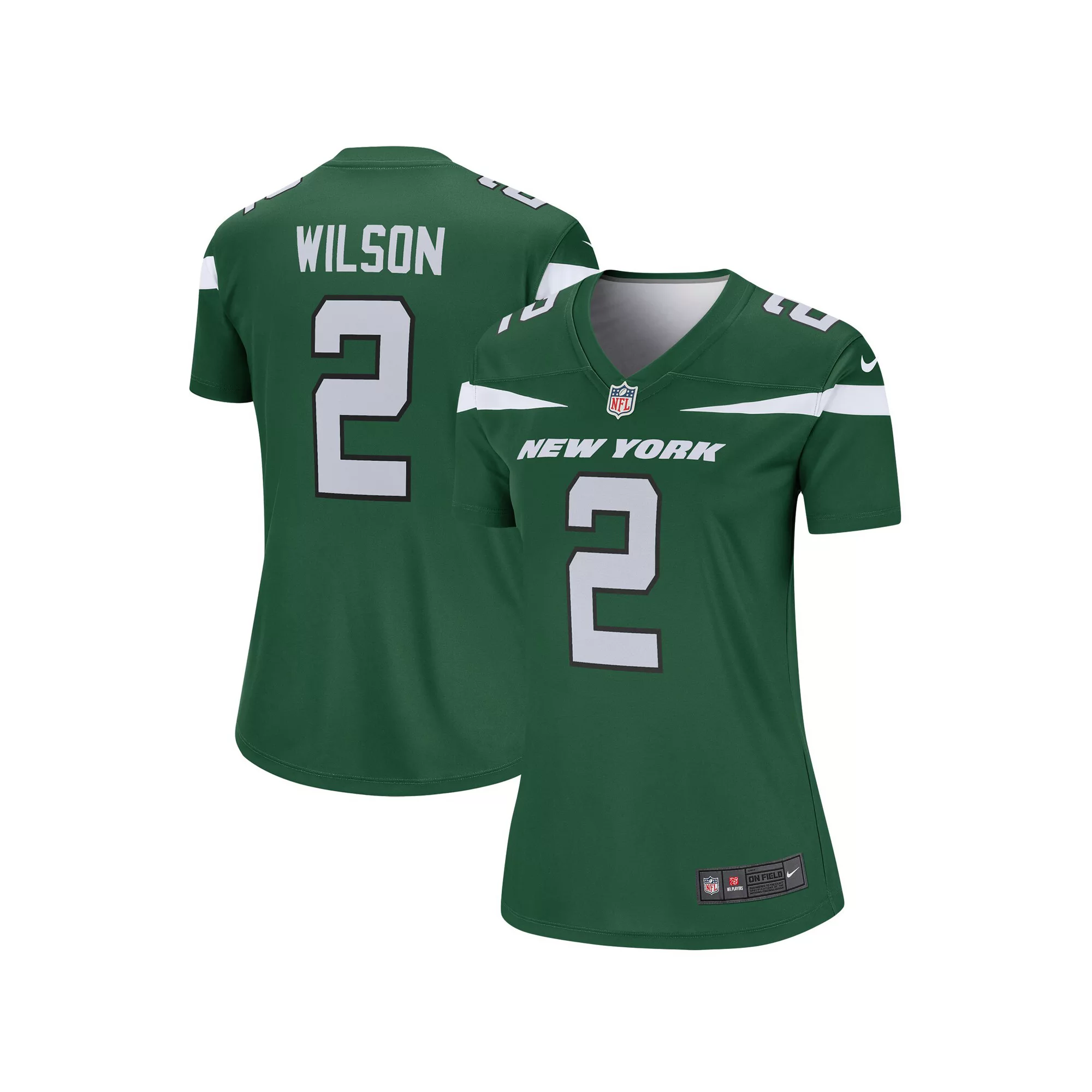 Women's Nike Zach Wilson Gotham Green New York Jets Legend Jersey