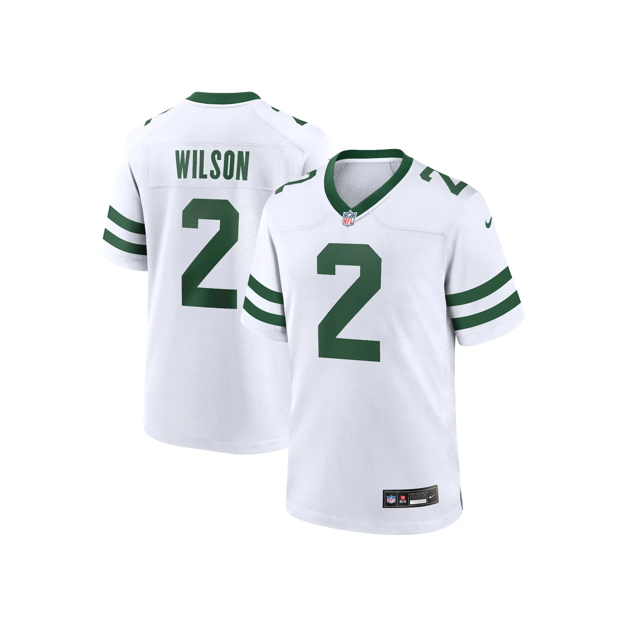 Men's Nike Zach Wilson White New York Jets Alternate Game Jersey