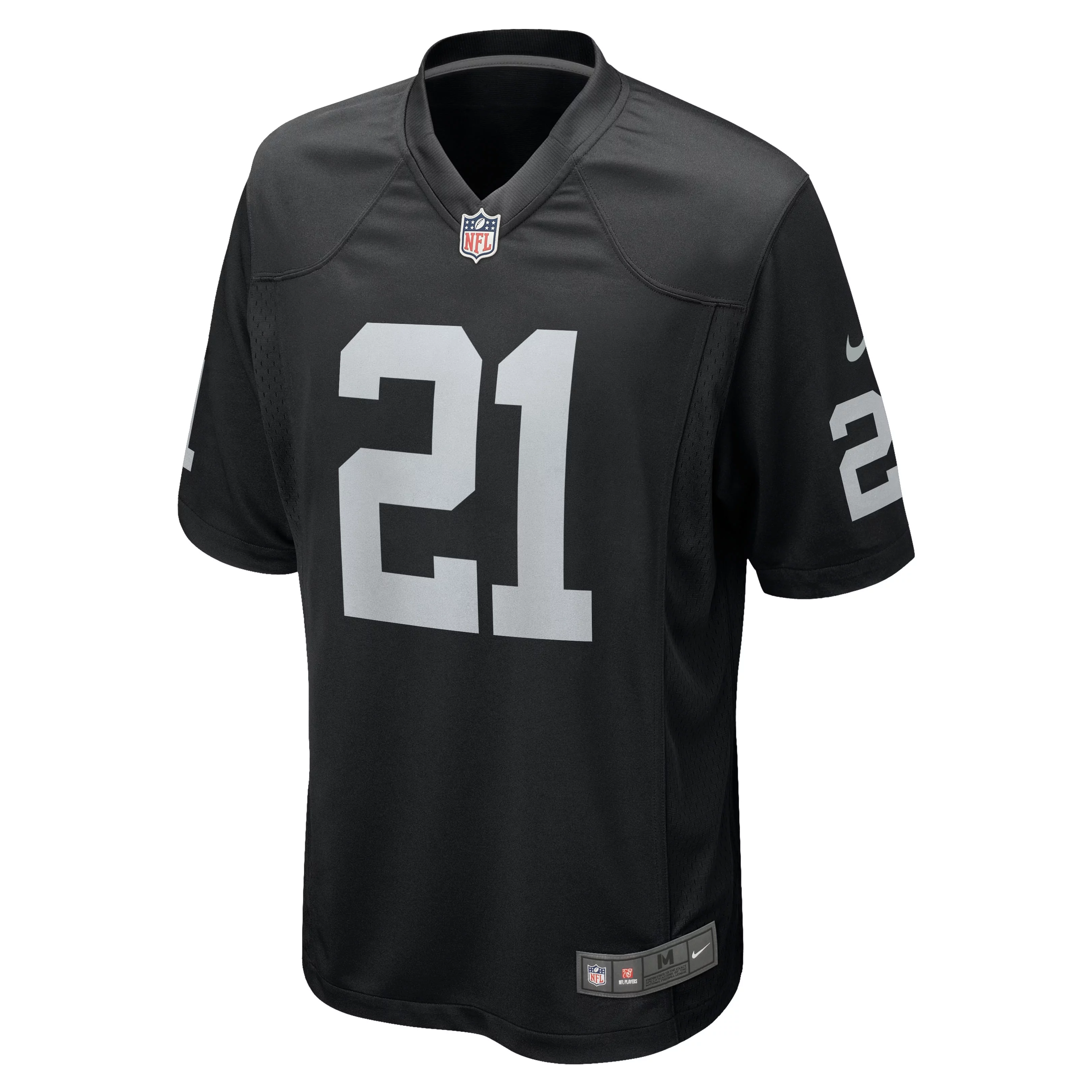 Men's Nike Amik Robertson Black Las Vegas Raiders Team Game Jersey