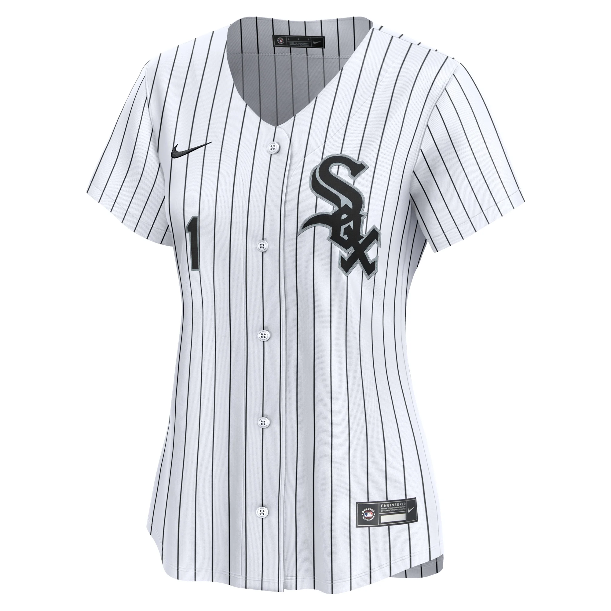 Women's Nike White Chicago White Sox #1 Mom Home Limited Jersey