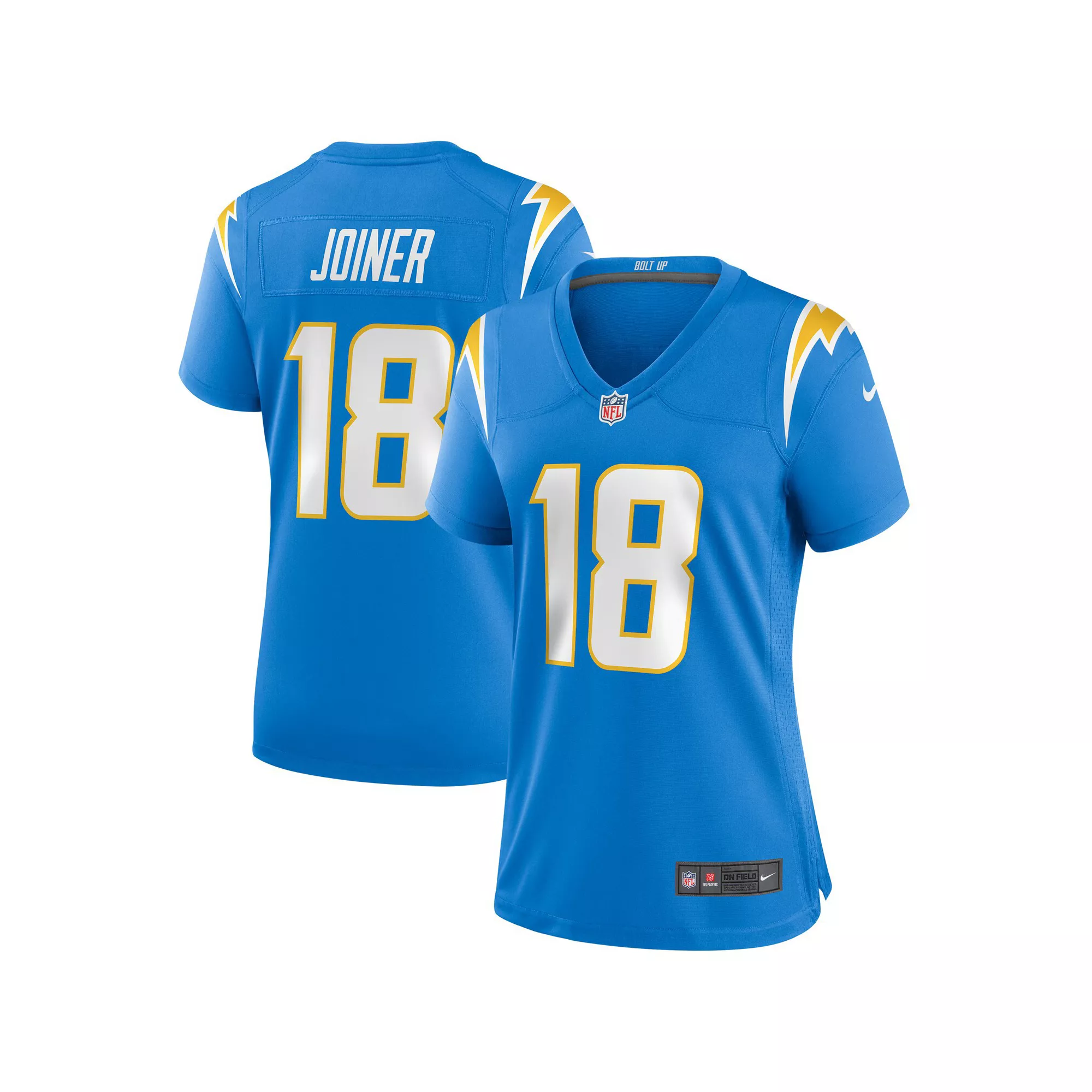 Women's Nike Charlie Joiner Powder Blue Los Angeles Chargers Game Retired Player Jersey