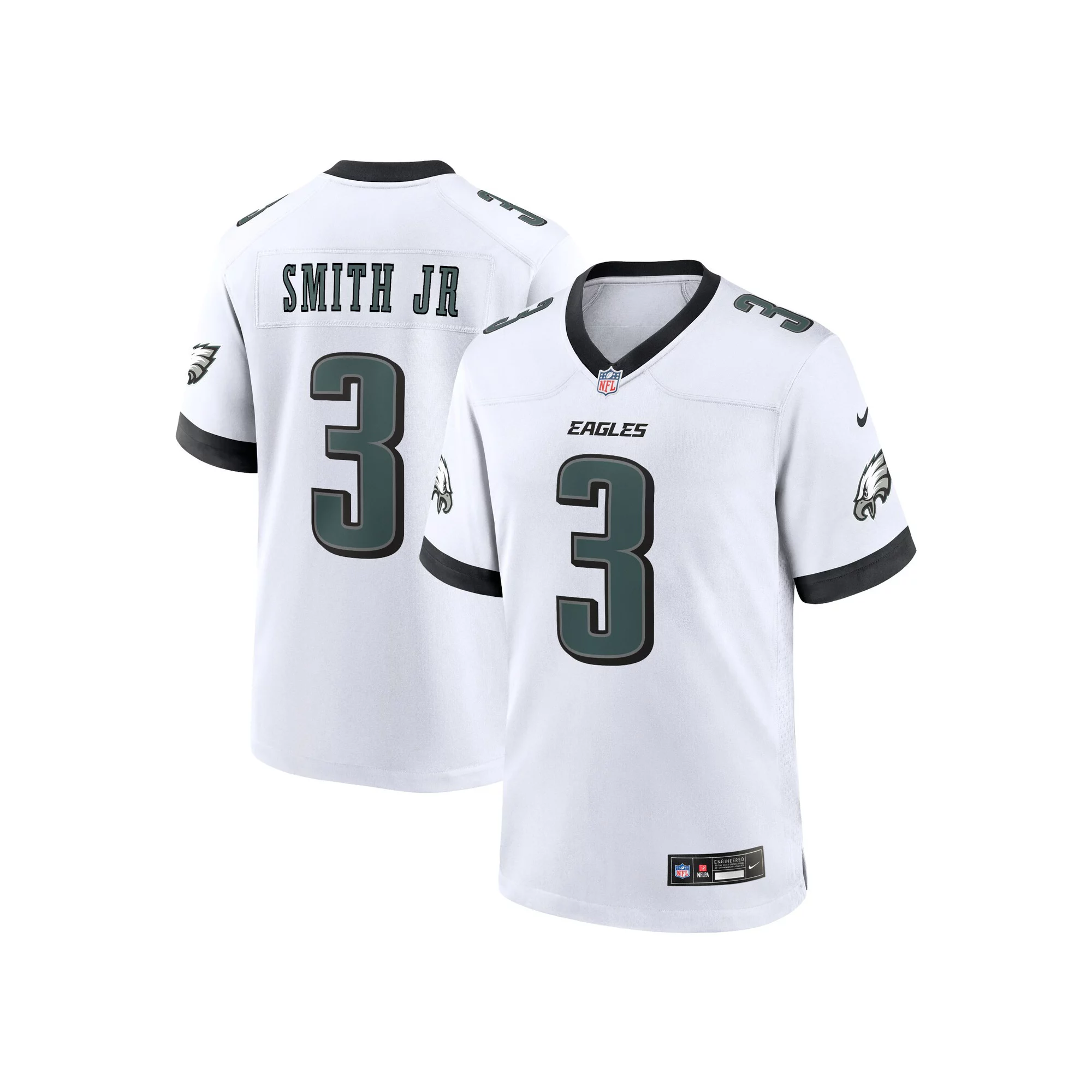 Men's Nike Nolan Smith White Philadelphia Eagles White Game Jersey