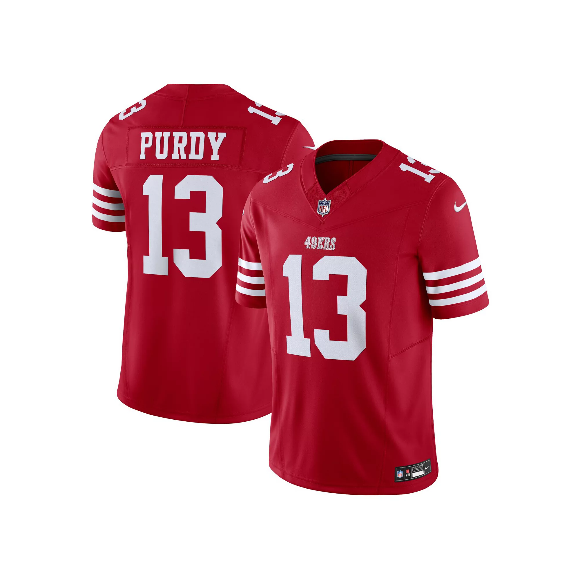 Men's Nike Brock Purdy Scarlet San Francisco 49ers Vapor F.U.S.E. Limited Jersey