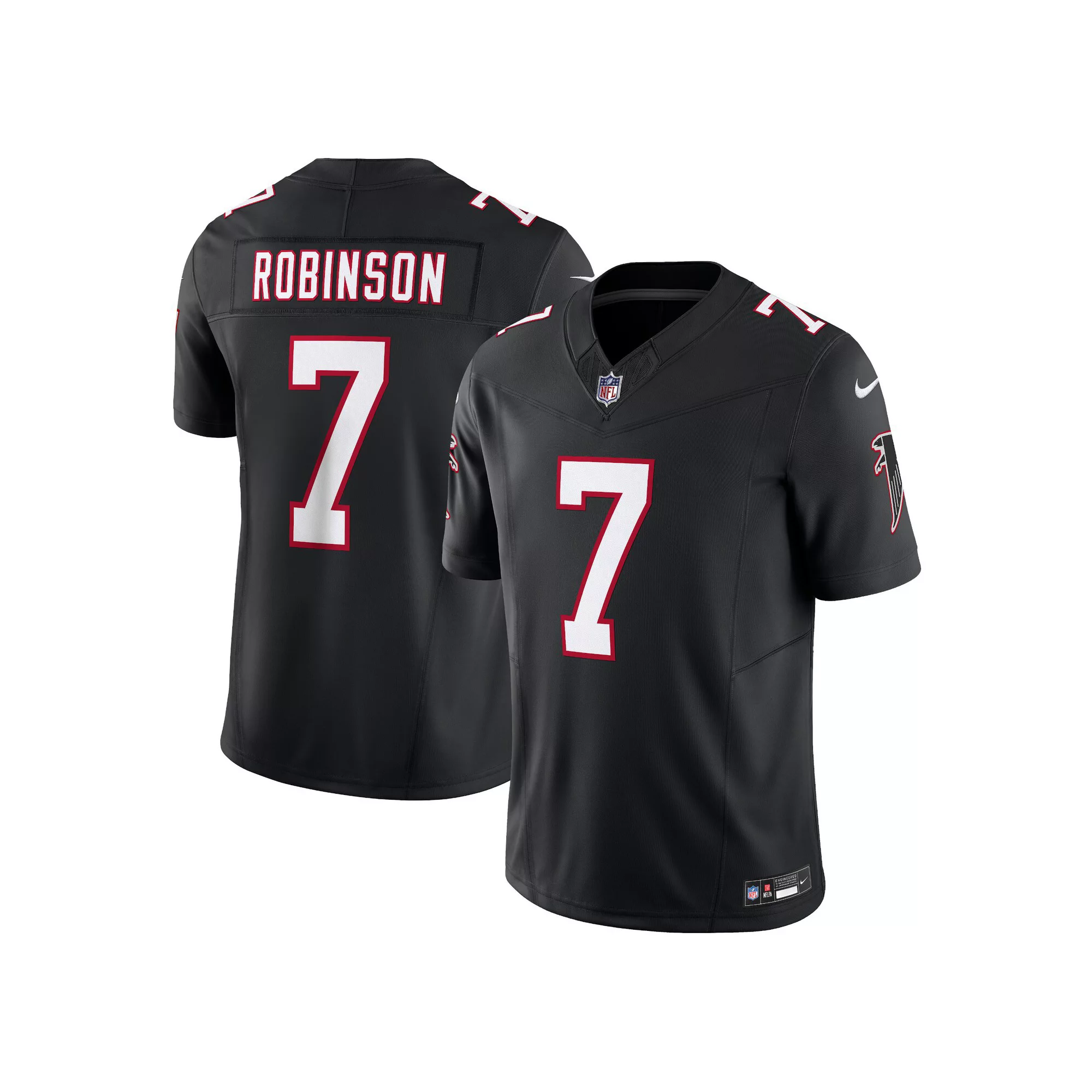 Men's Nike Bijan Robinson Black Atlanta Falcons Alternate Vapor F.U.S.E. Limited Jersey