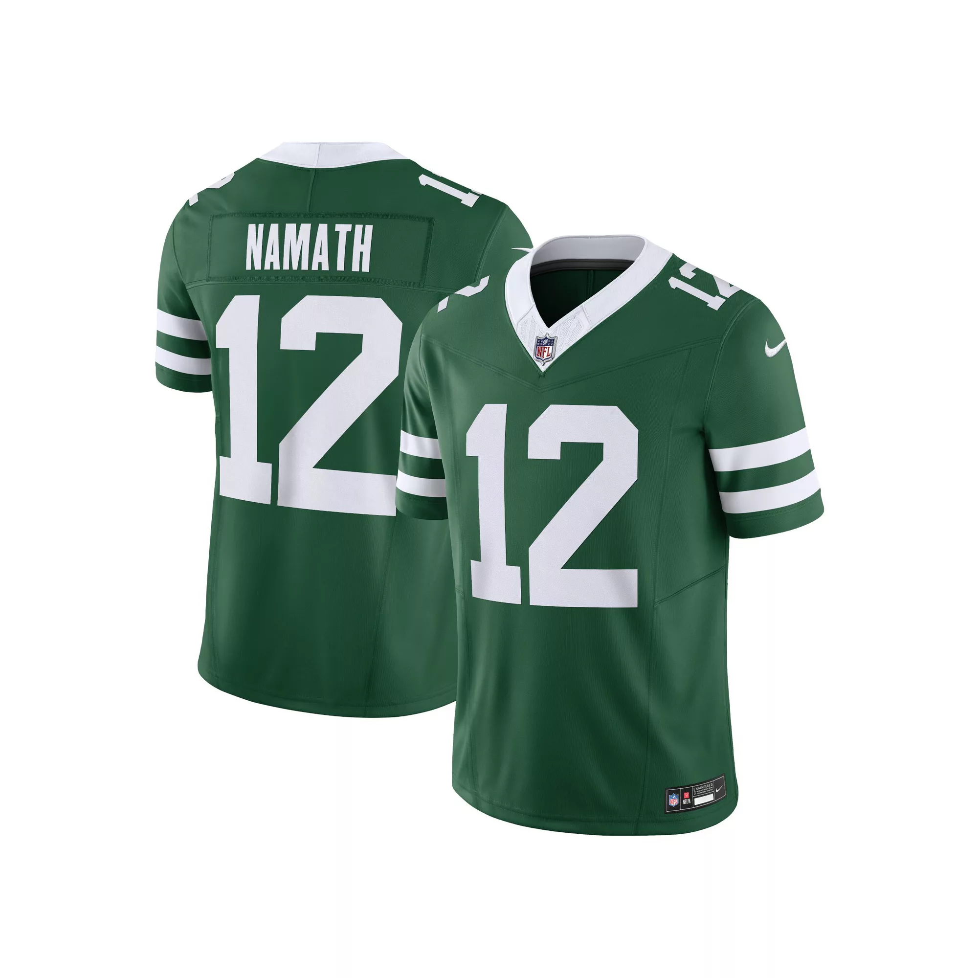 Men's Nike Joe Namath Legacy Green New York Jets Vapor F.U.S.E. Limited Jersey