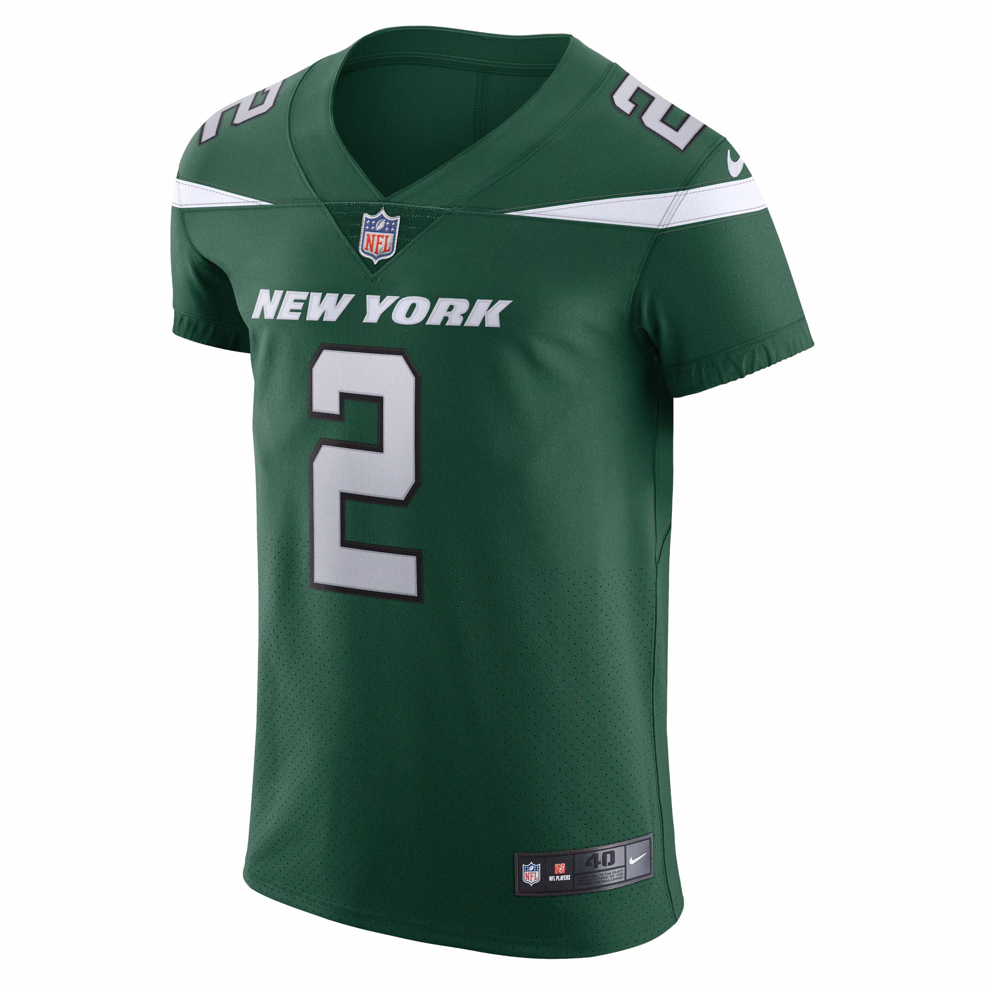 Zach Wilson New York Jets Nike Vapor Elite Jersey - Gotham Green
