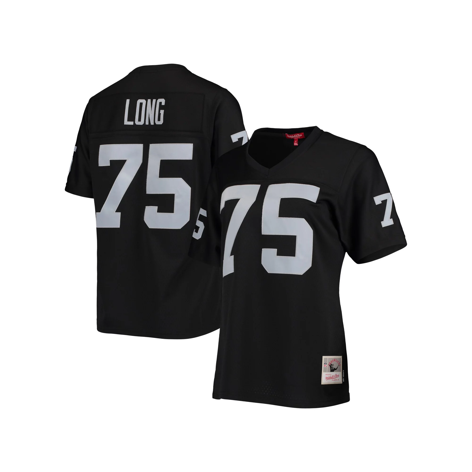 Women's Mitchell & Ness Howie Long Black Las Vegas Raiders Legacy Replica Player Jersey