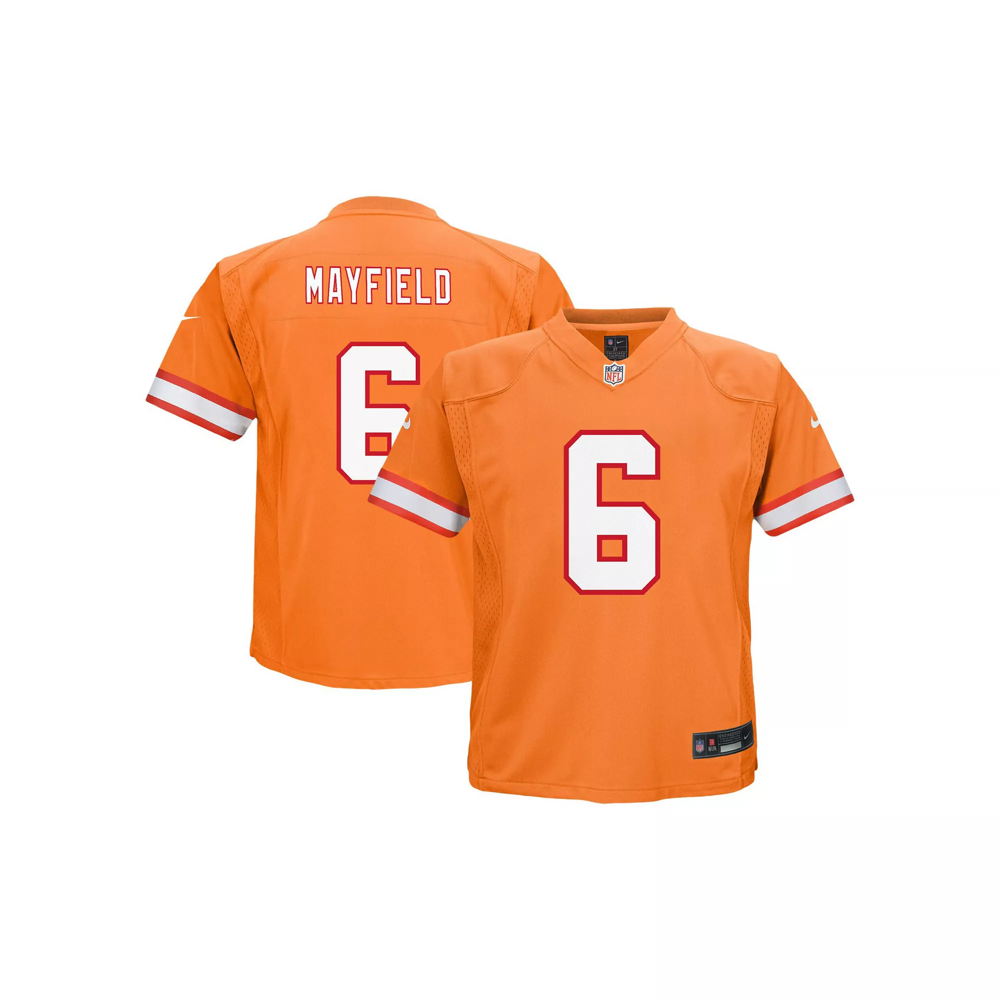 Youth Nike Baker Mayfield Orange Tampa Bay Buccaneers  Game Jersey