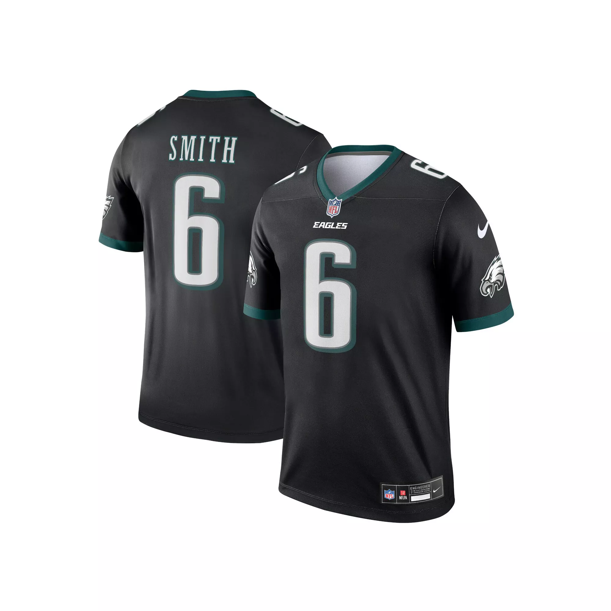 Men's Nike DeVonta Smith Black Philadelphia Eagles Legend Jersey