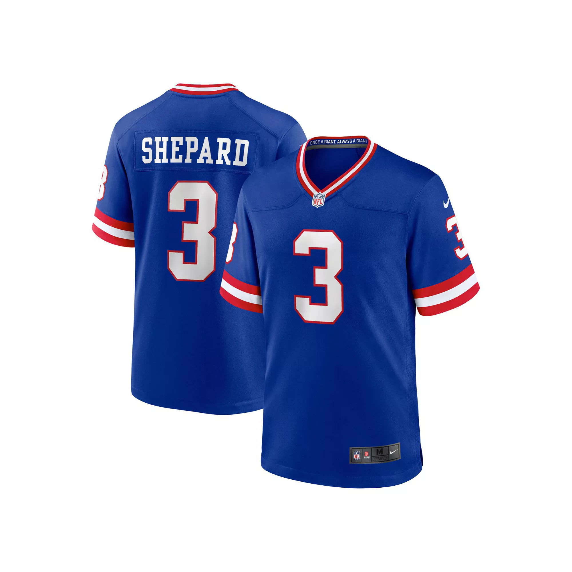 Men's Nike Sterling Shepard Royal New York Giants Classic Player Game Jersey