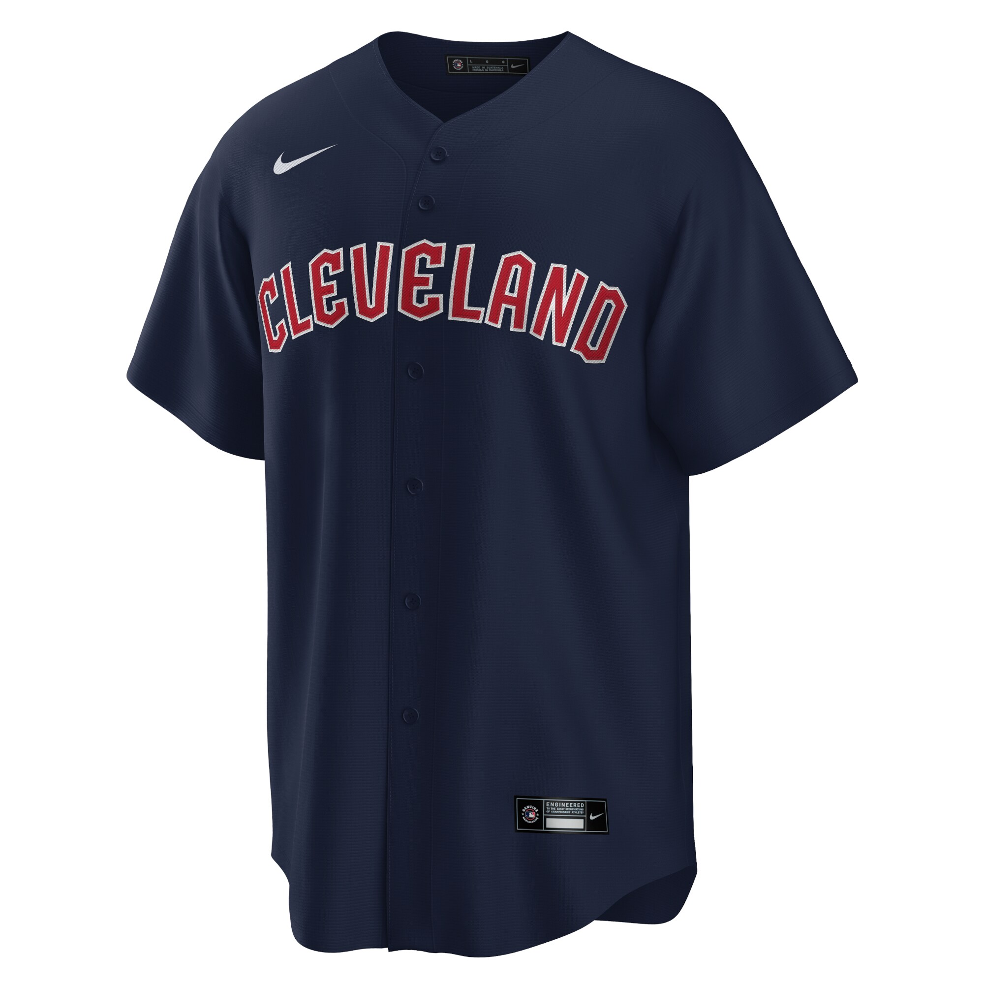 Josh Naylor Cleveland Guardians Nike Alternate Replica Jersey - Navy