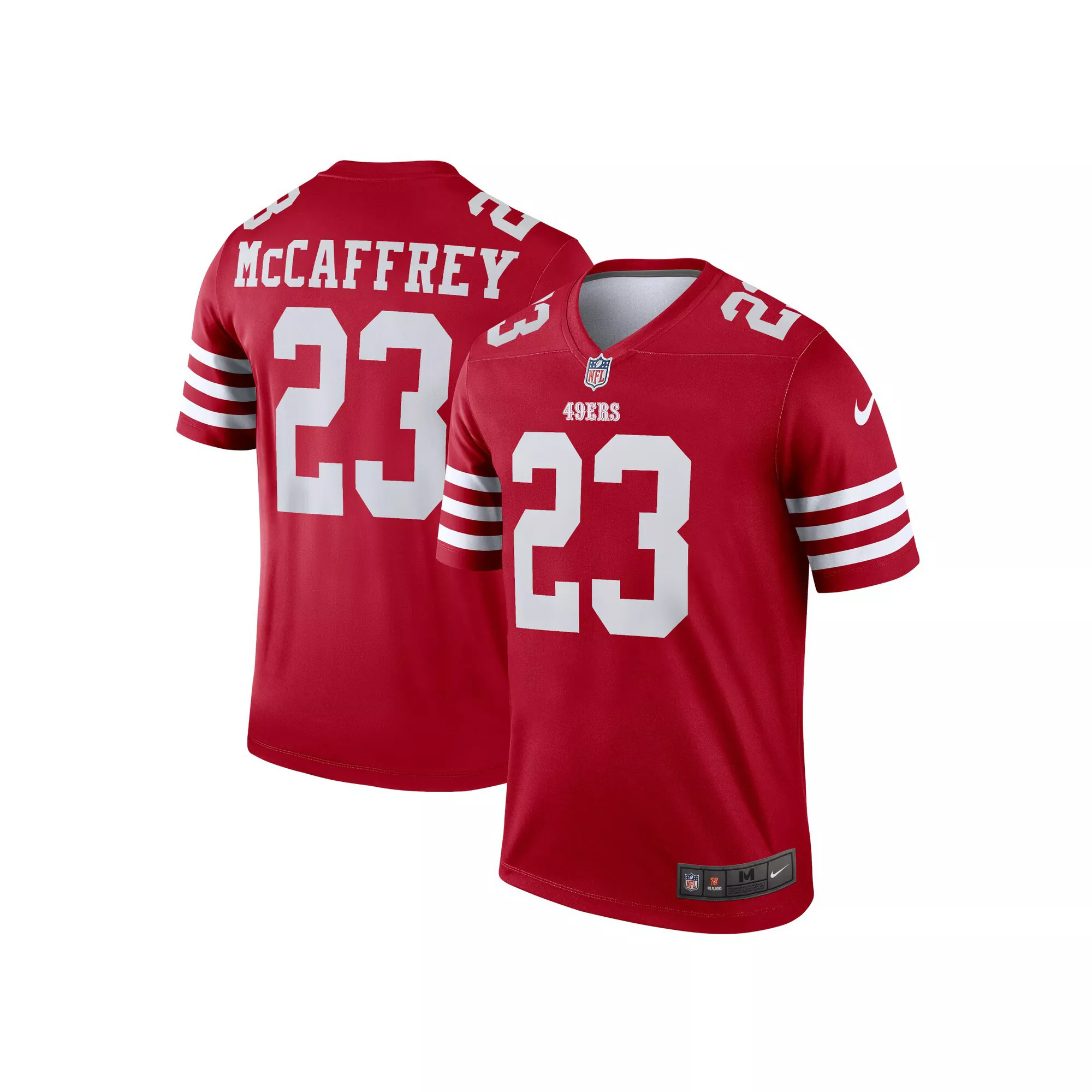 Men's Nike Christian McCaffrey Scarlet San Francisco 49ers Legend Jersey