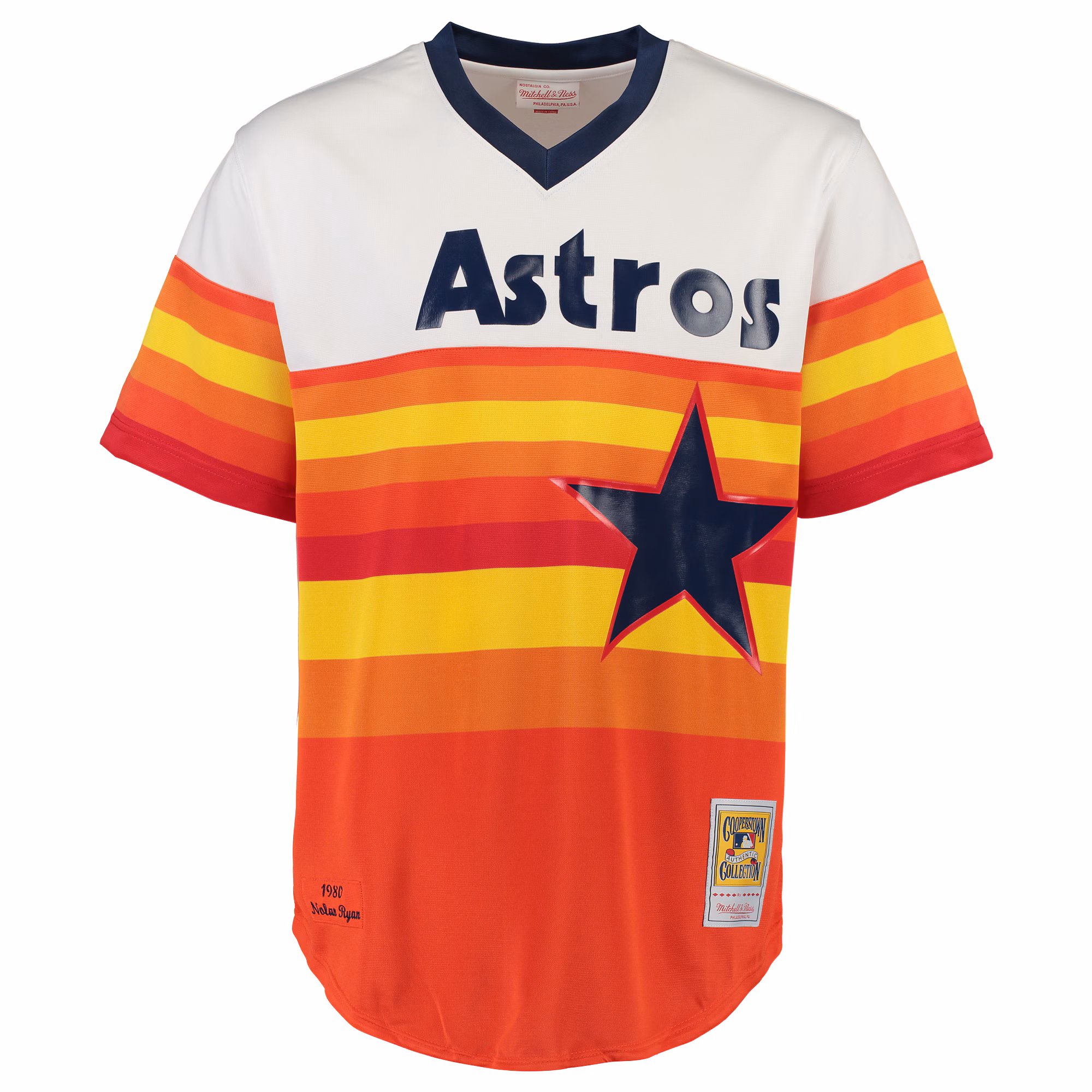 Nolan Ryan Houston Astros Mitchell & Ness Throwback Authentic Jersey - White
