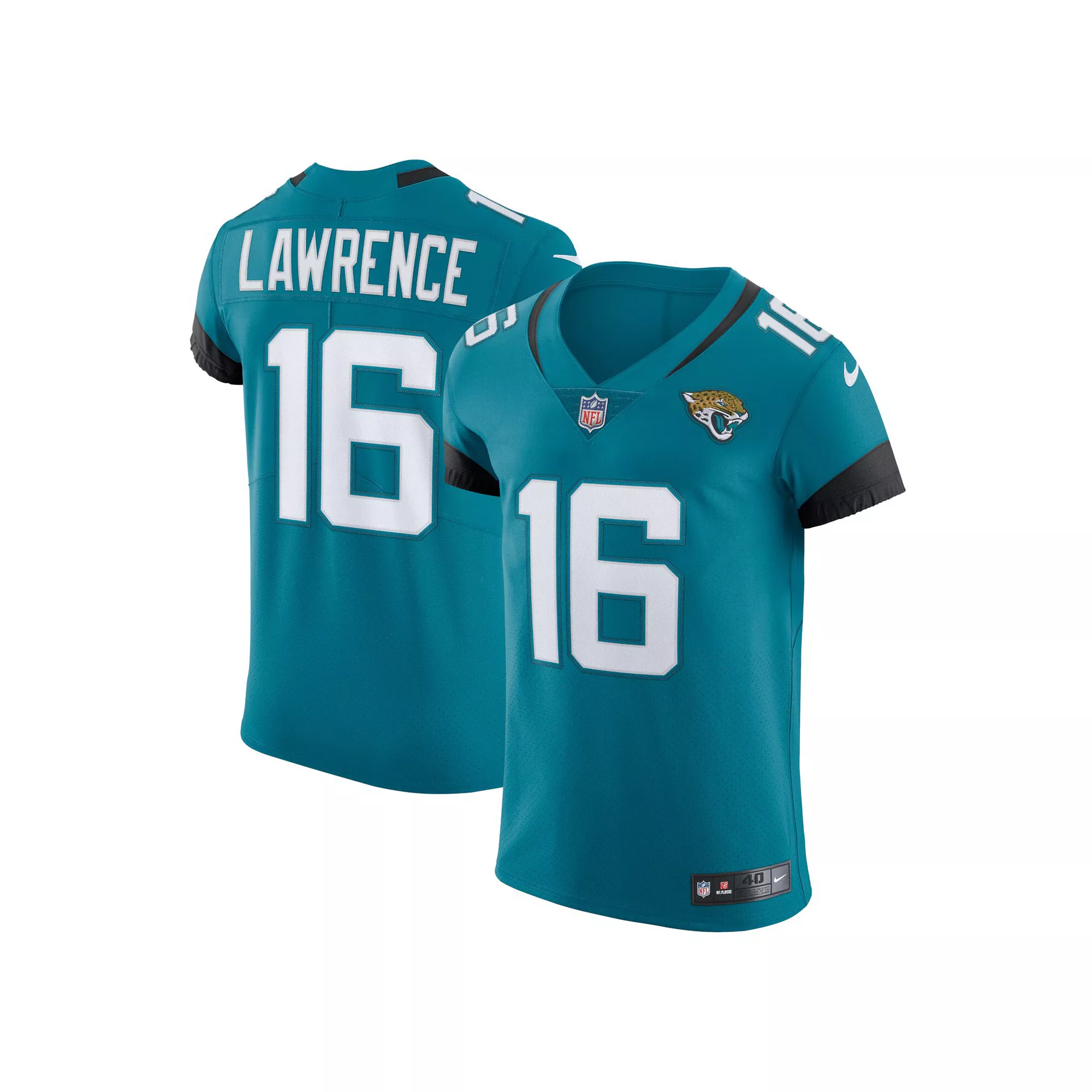 Men's Nike Trevor Lawrence Teal Jacksonville Jaguars Vapor Elite Jersey