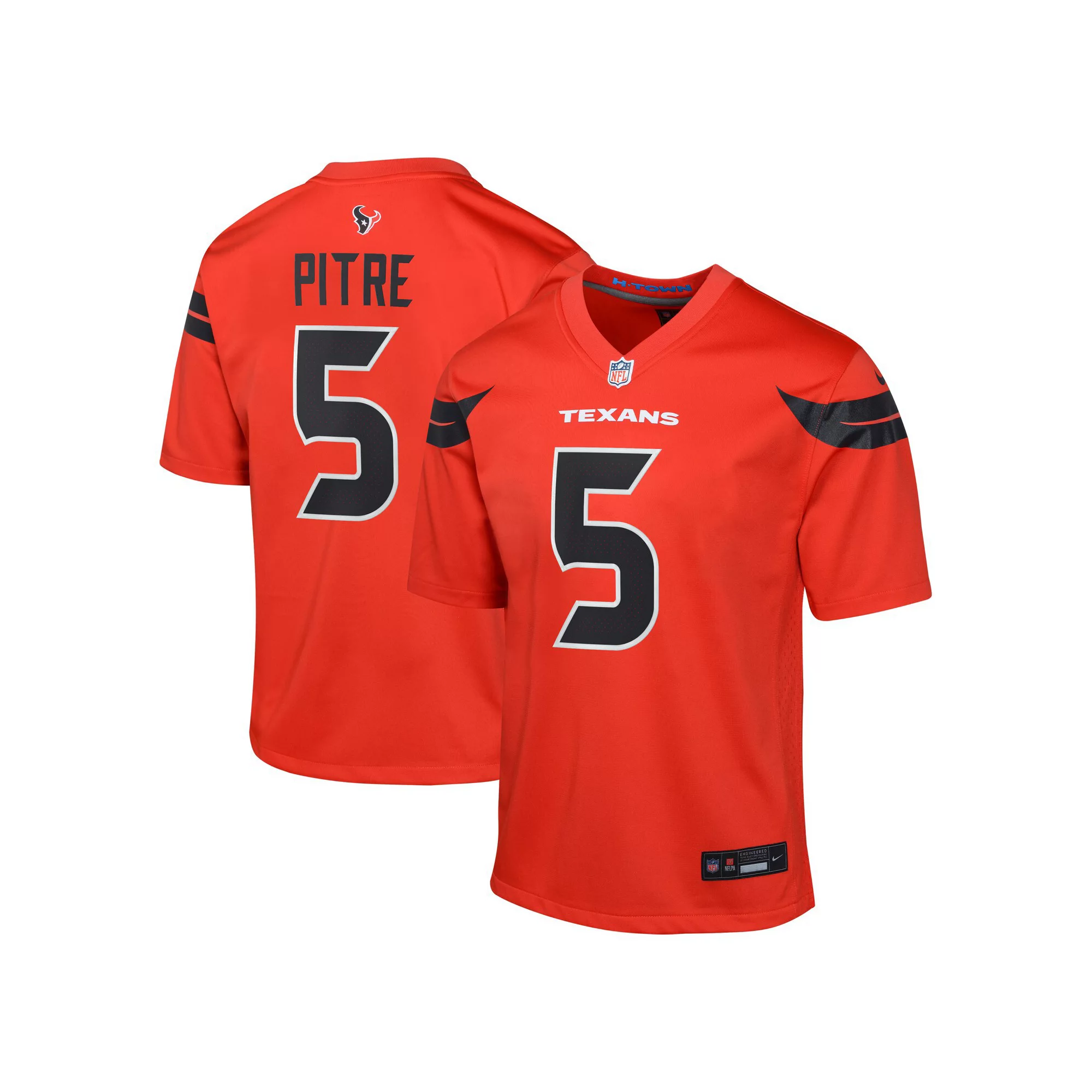 Youth Nike Jalen Pitre Red Houston Texans Alternate Game Jersey