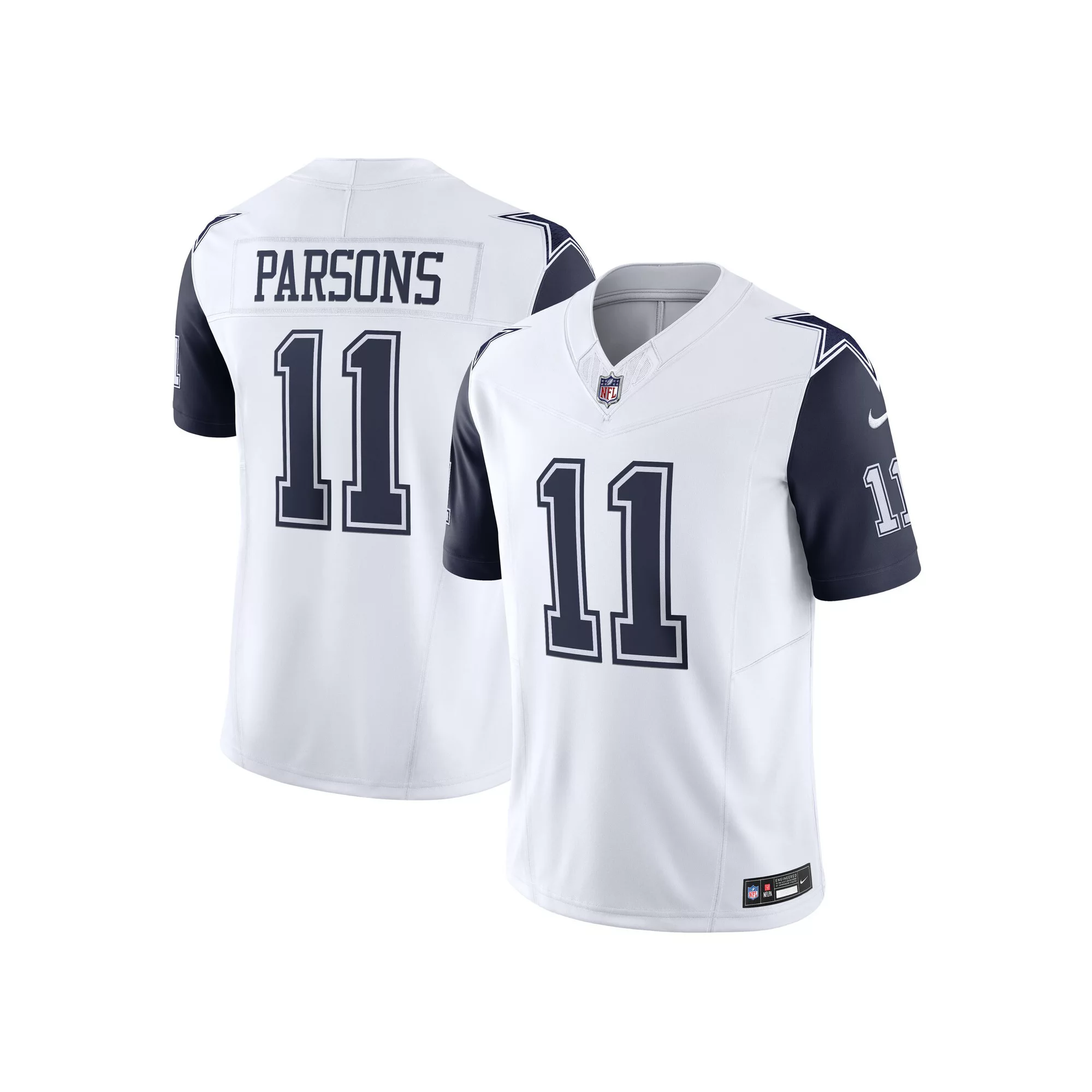 Men's Nike Micah Parsons White Dallas Cowboys Alternate Vapor F.U.S.E. Limited Jersey