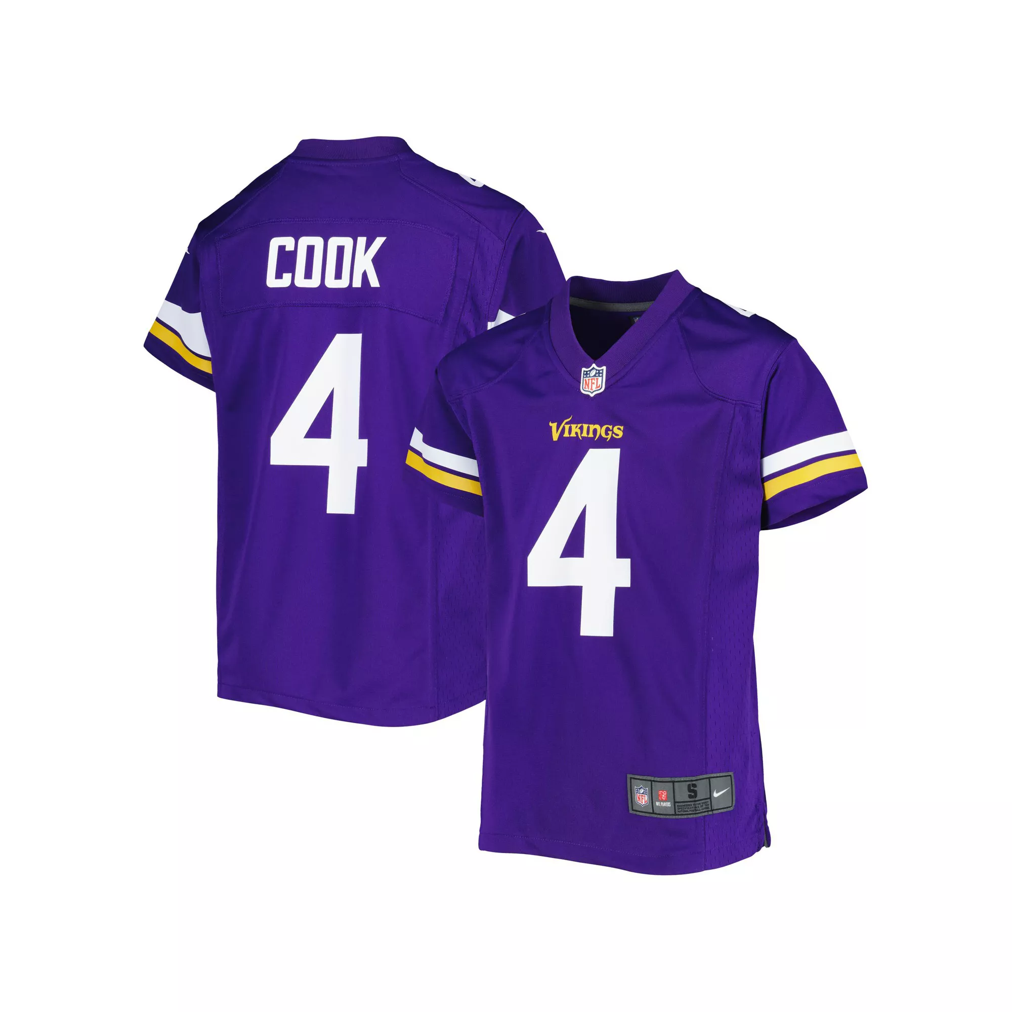 Youth Nike Dalvin Cook Purple Minnesota Vikings Team Game Jersey