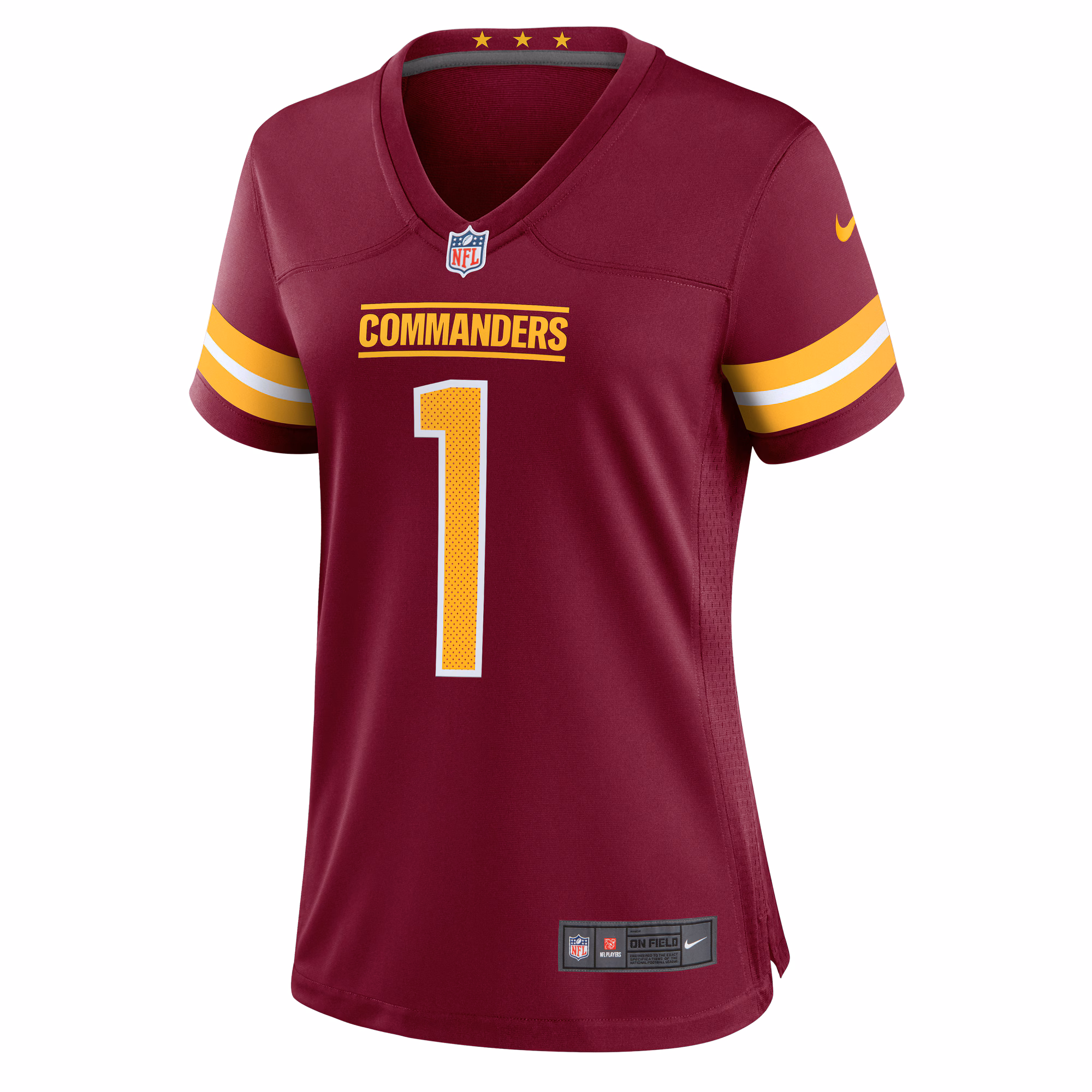 Number 1 Mom Washington Commanders Nike Women's Game Jersey - Burgundy