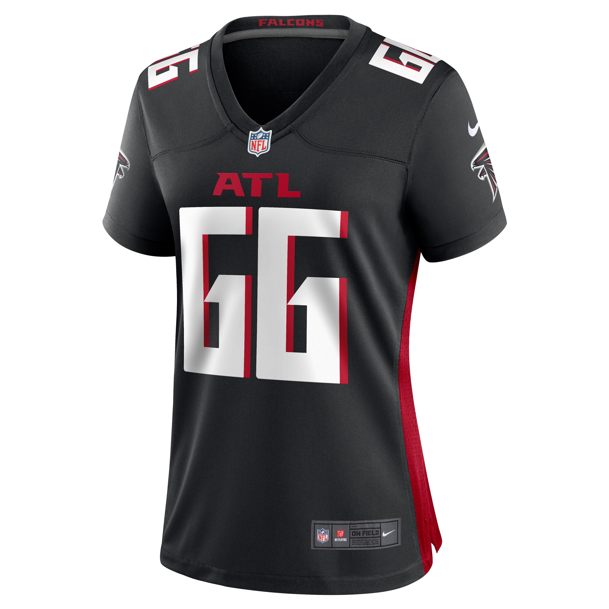 Joshua Miles Atlanta Falcons Nike Women's  Game Jersey -  Black