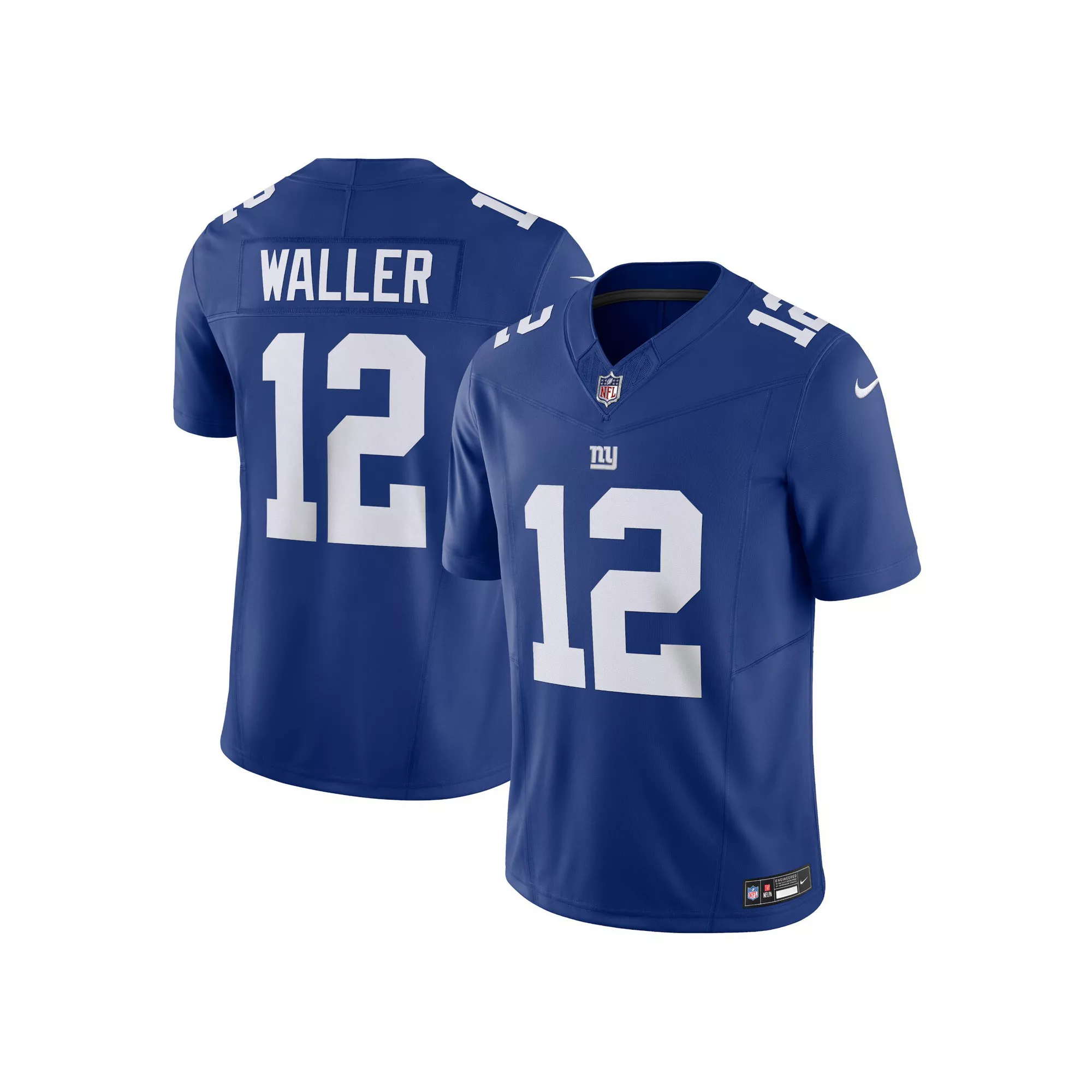 Men's Nike Darren Waller Royal New York Giants Vapor F.U.S.E. Limited Jersey