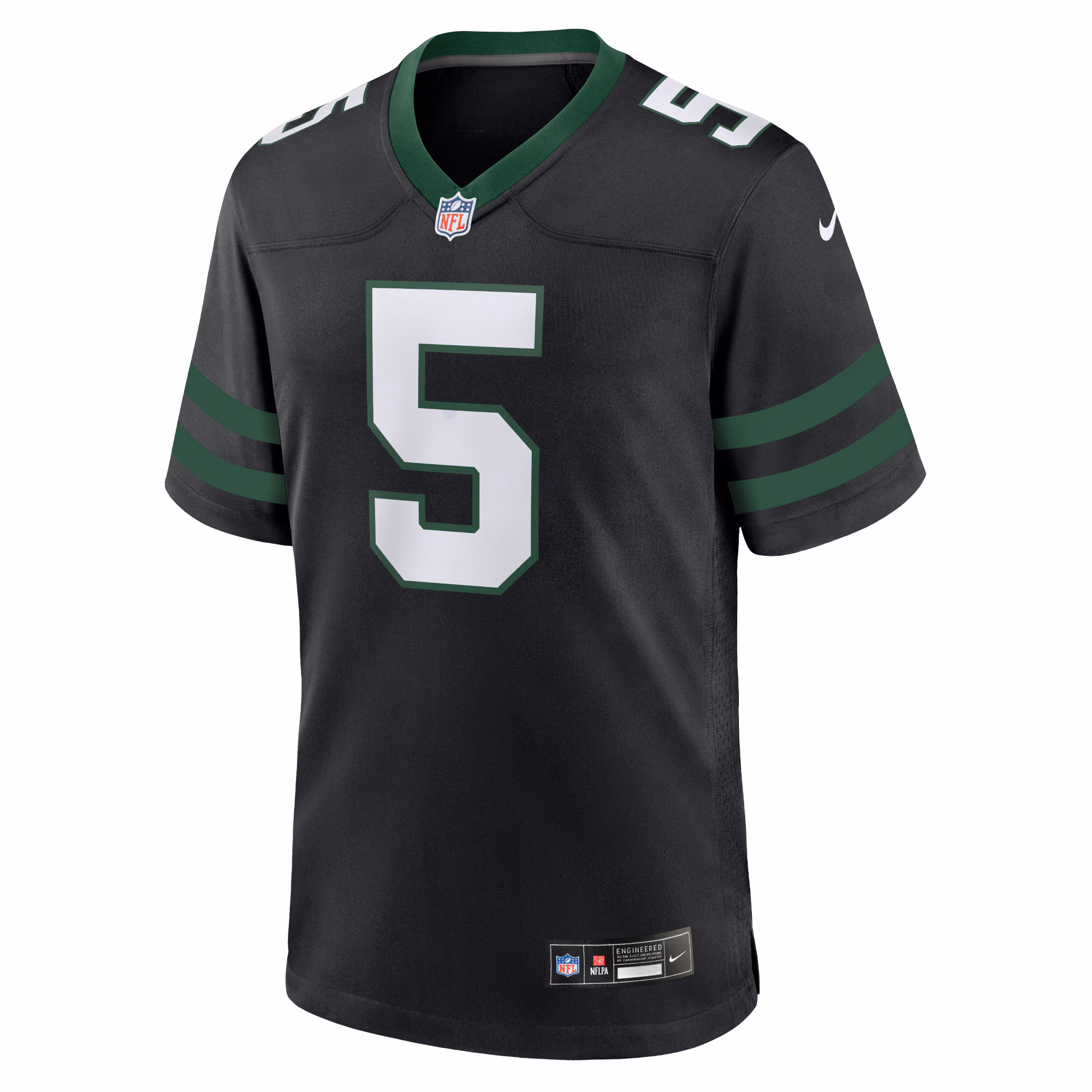 Garrett Wilson New York Jets Nike Alternate Game Jersey - Legacy Black